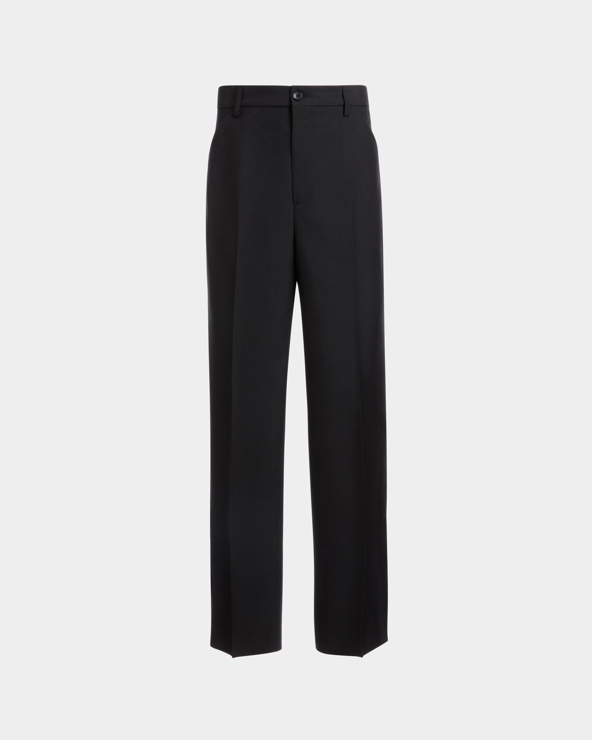 Bally Global - テーラードパンツ ブラック ウールブレンド - ブラック