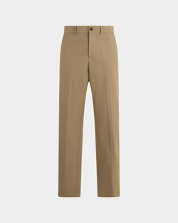 Chino Trousers in Light Beige Cotton