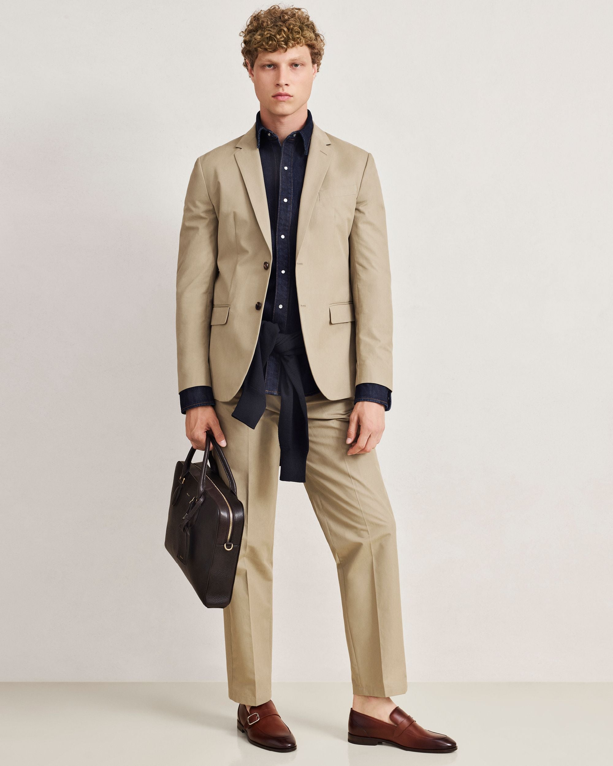 Bally Global - チノトラウザーズ ライトベージュコットン - ベージュ