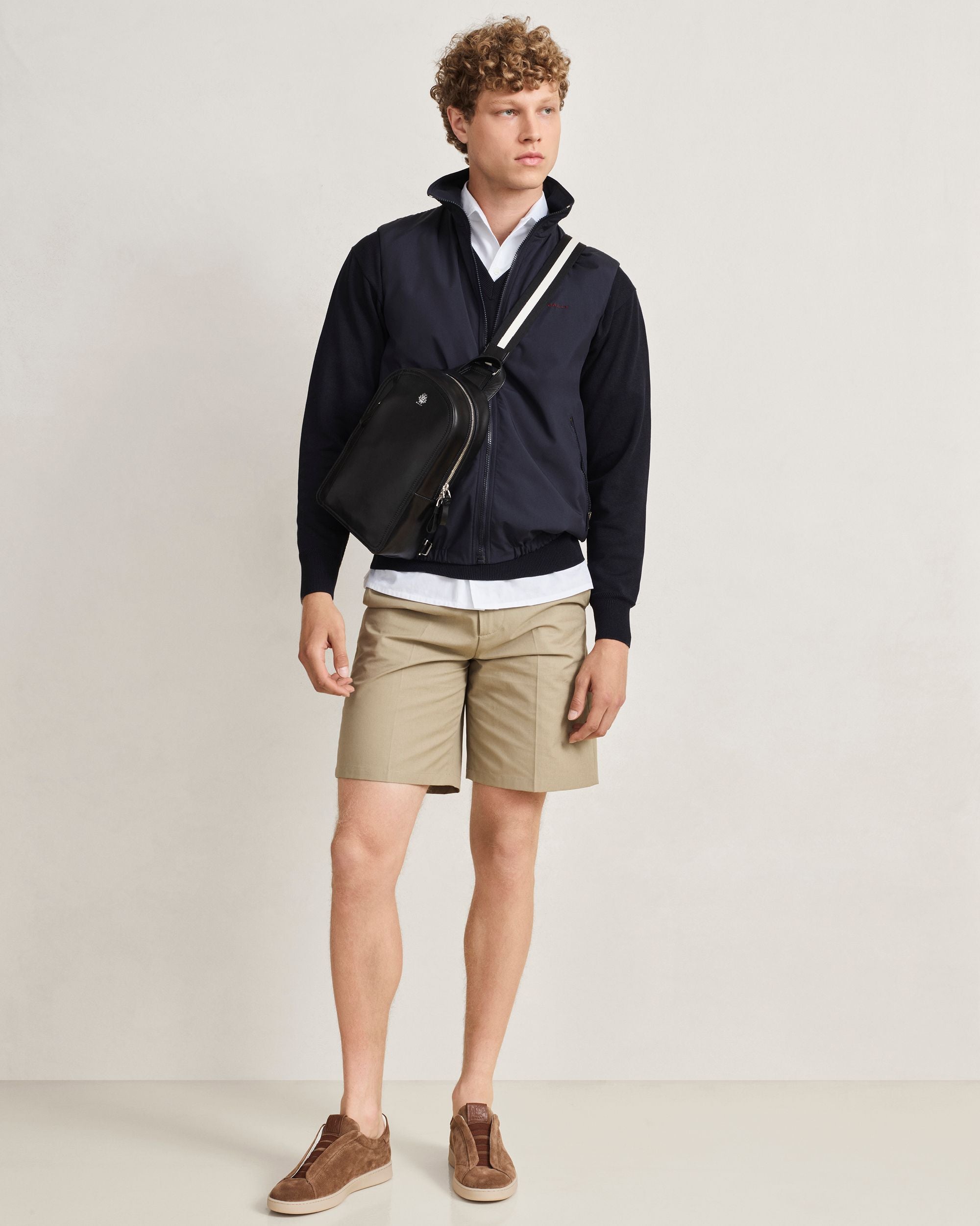 Bally Global - ショーツ ライトベージュコットン - ベージュ