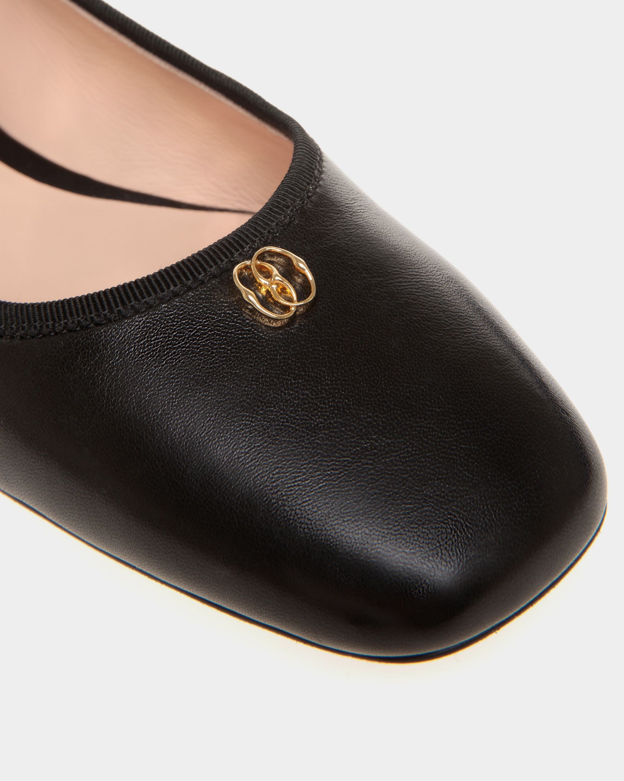 Bally Global - Ballyrina フラットシューズ ブラック ナッパレザー - ブラック