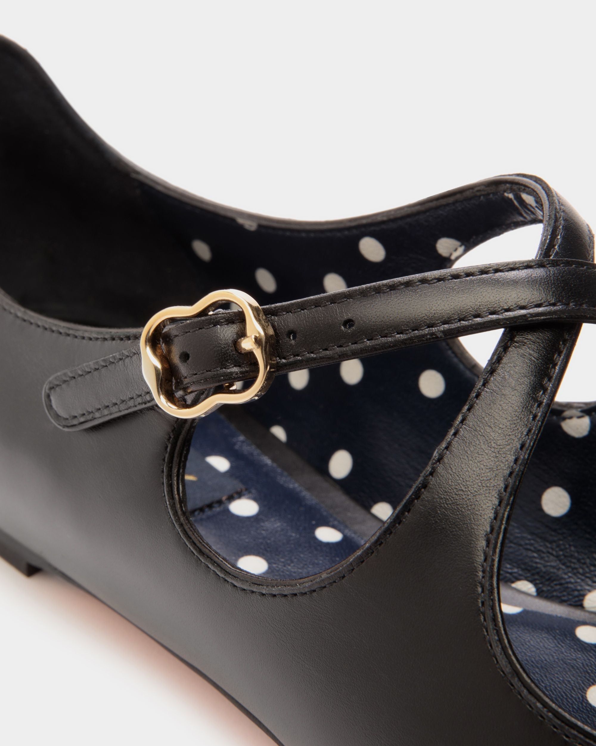 Bally Global - Ballyrina フラットシューズ ブラック レザー - ブラック