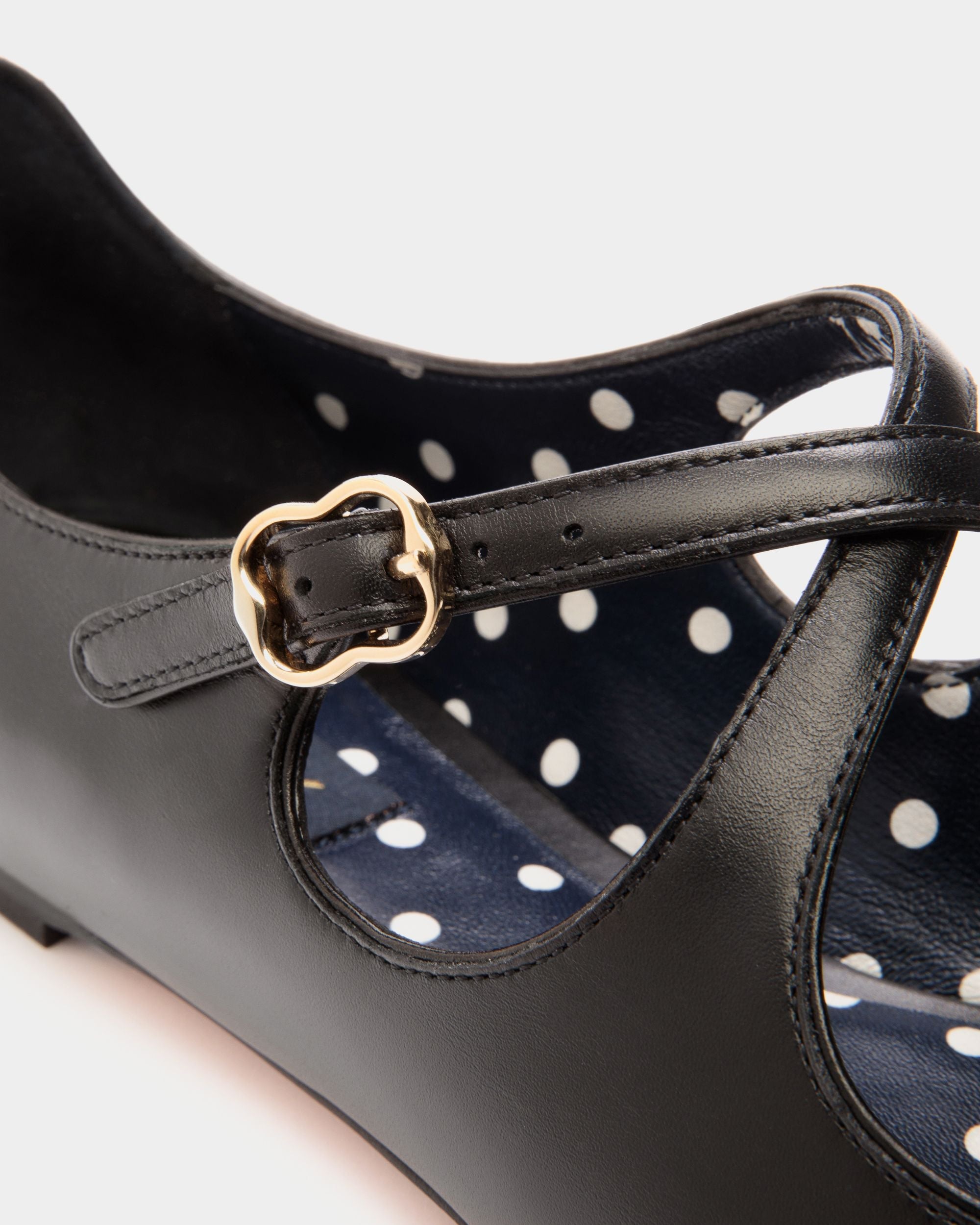 Bally Global - Ballyrina フラットシューズ ブラック レザー - ブラック