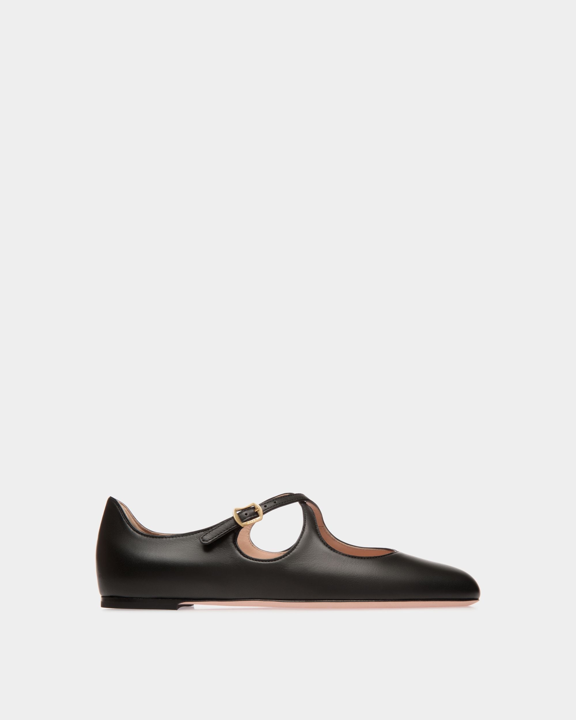 Bally Global - Ballyrina フラットシューズ ブラック レザー - ブラック