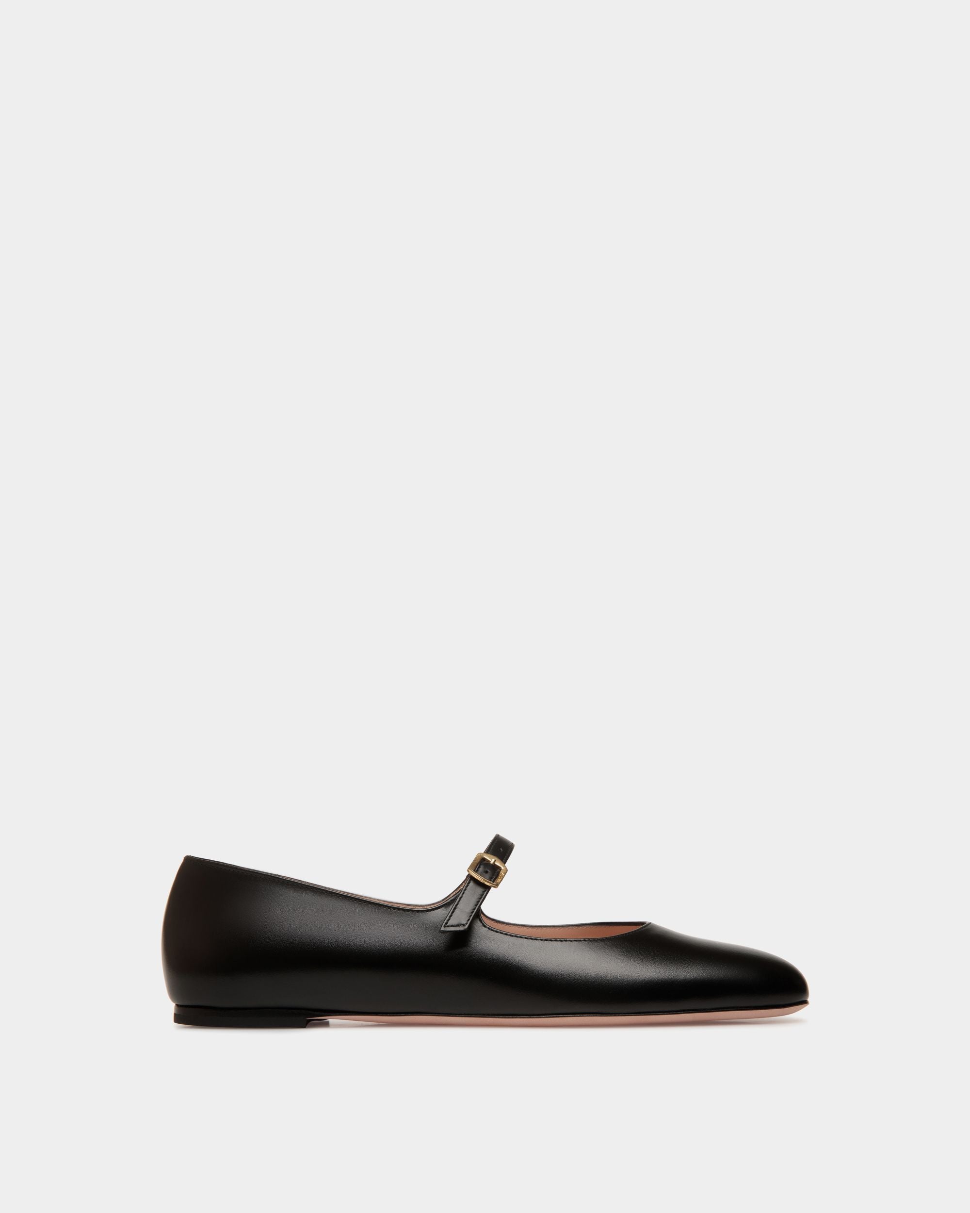 Bally Global - Ballyrina フラットシューズ ブラック レザー - ブラック