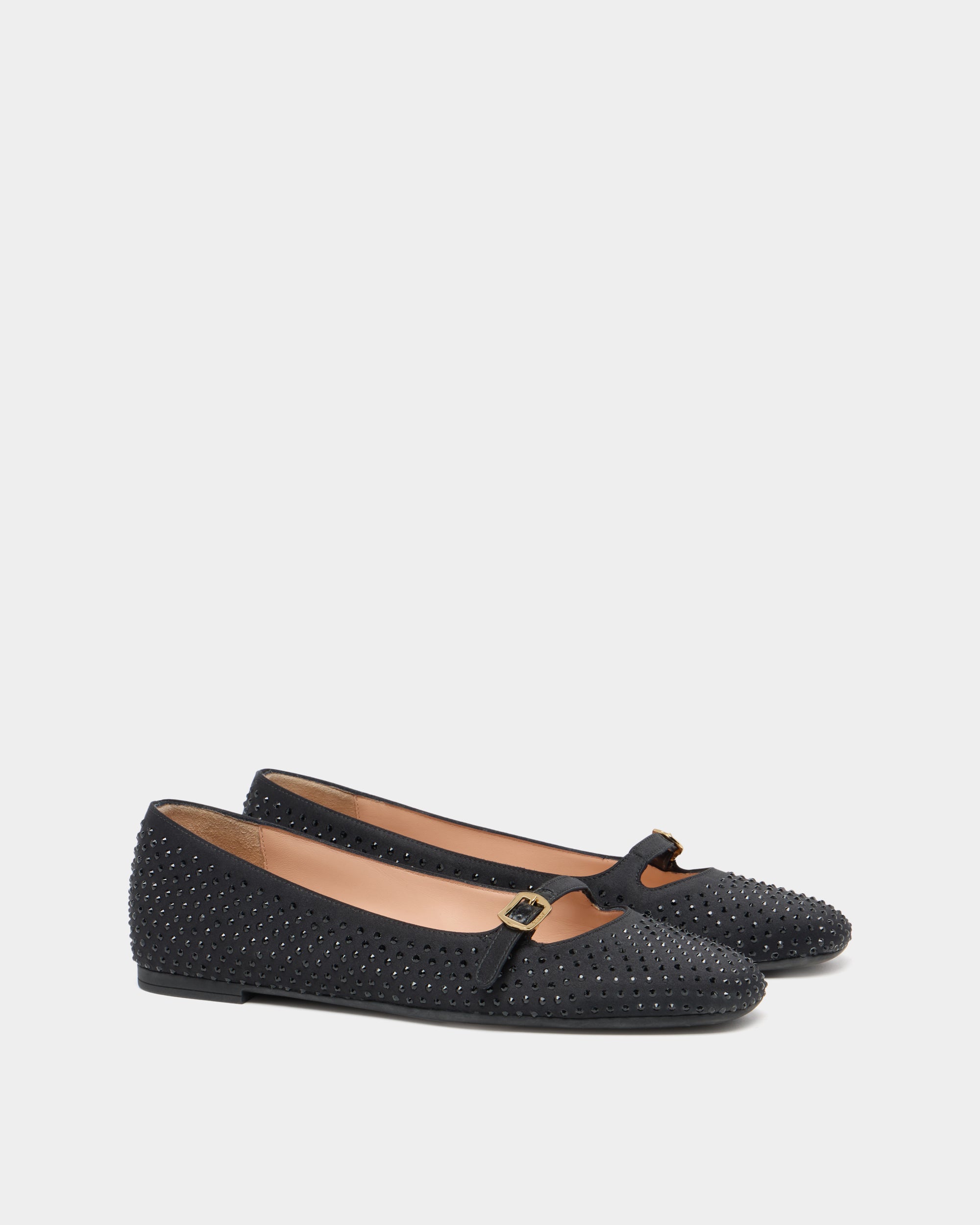 Bally Global - Ballyrina Mary-Jane Flat in Black Fabric - Black