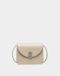 Ollam クロスボディバッグ ホワイト レザー