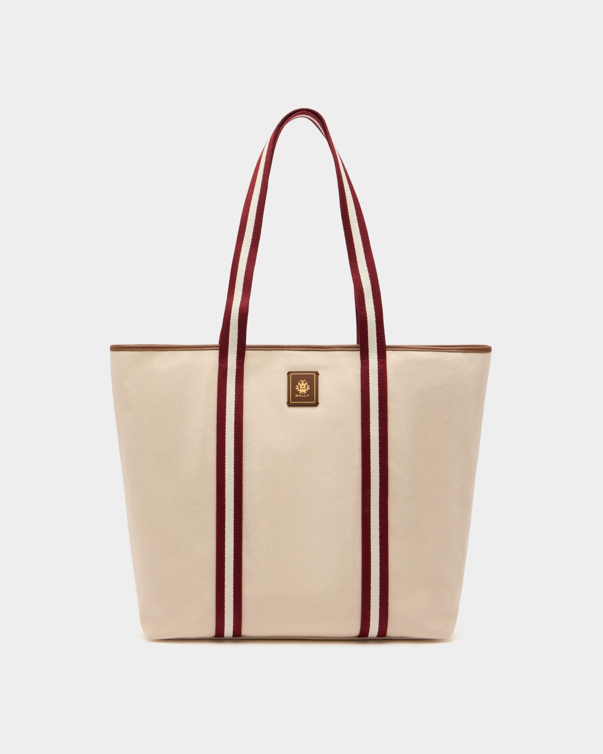 Bally Global - Edelbliss トートバッグ ナチュラル キャンバス Bally Ribbon - ベージュ