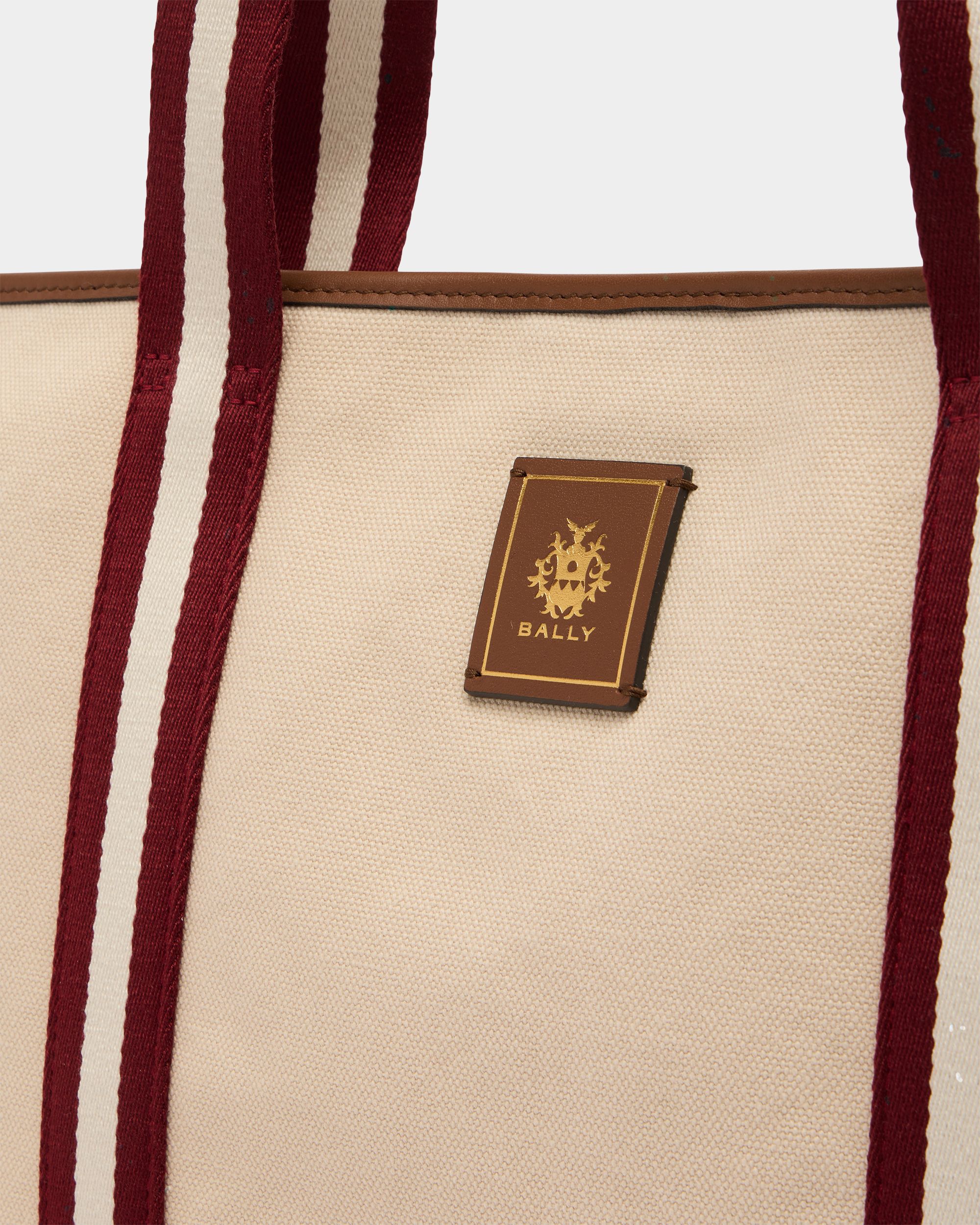 Bally Global - Edelbliss トートバッグ ナチュラル キャンバス Bally Ribbon - ベージュ