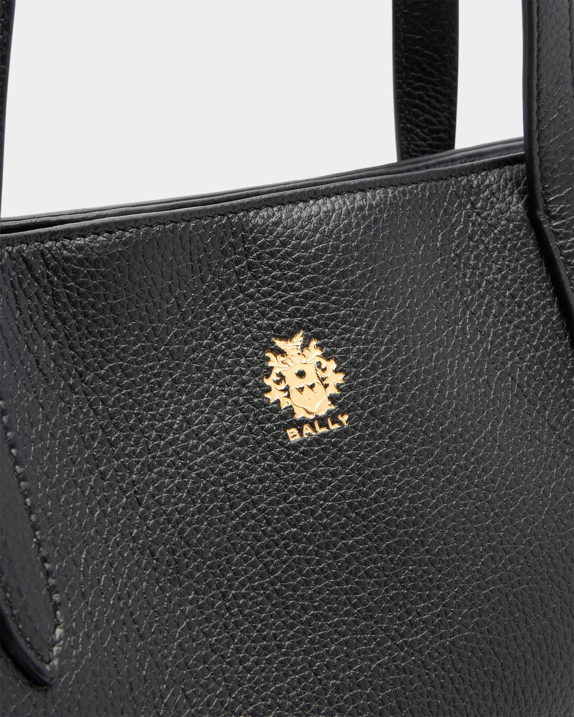 Bally Global - Hera トートバッグ ブラック グレインレザー - ブラック