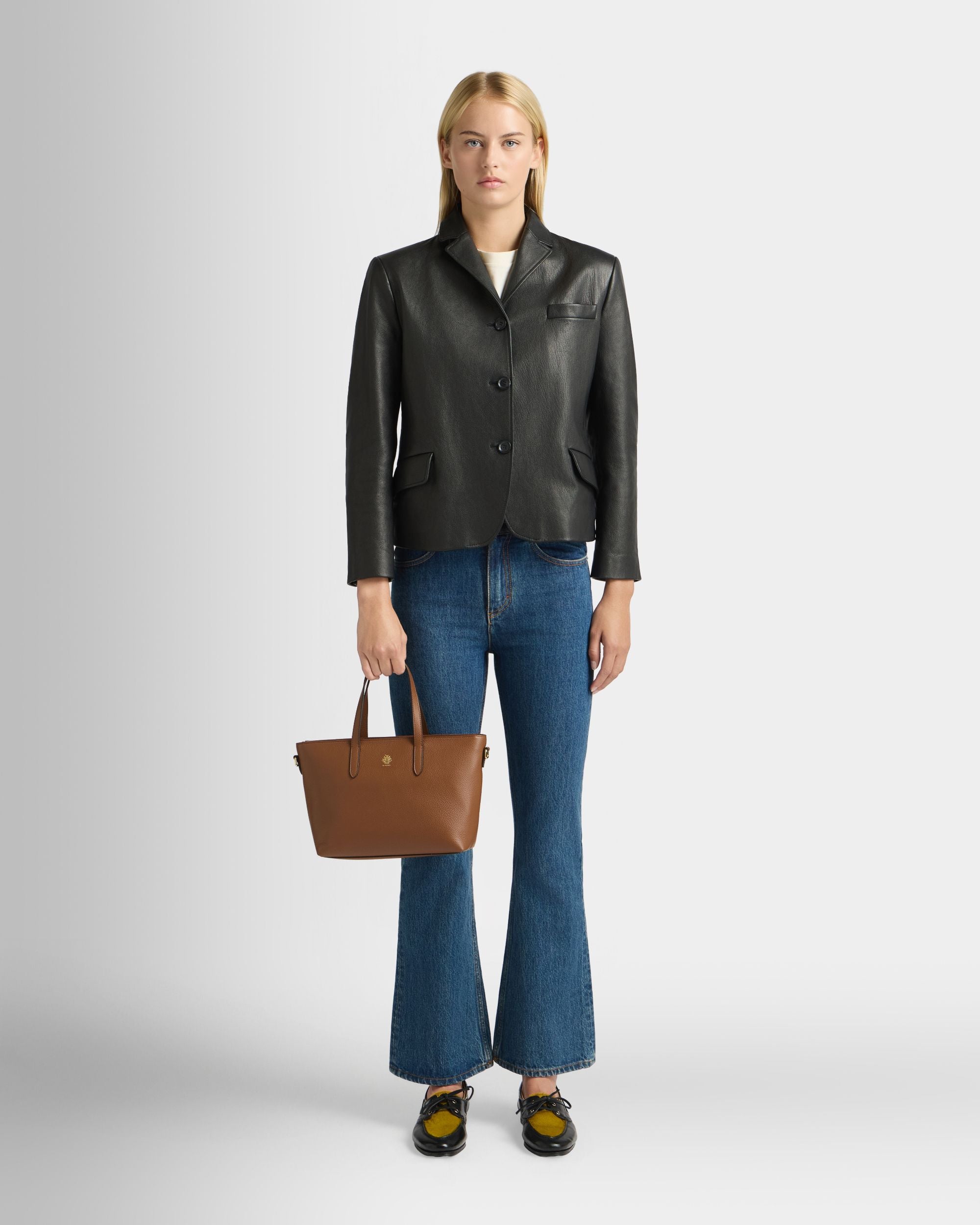 Bally Global - Hera トートバッグ ブラウン グレインレザー - ブラウン