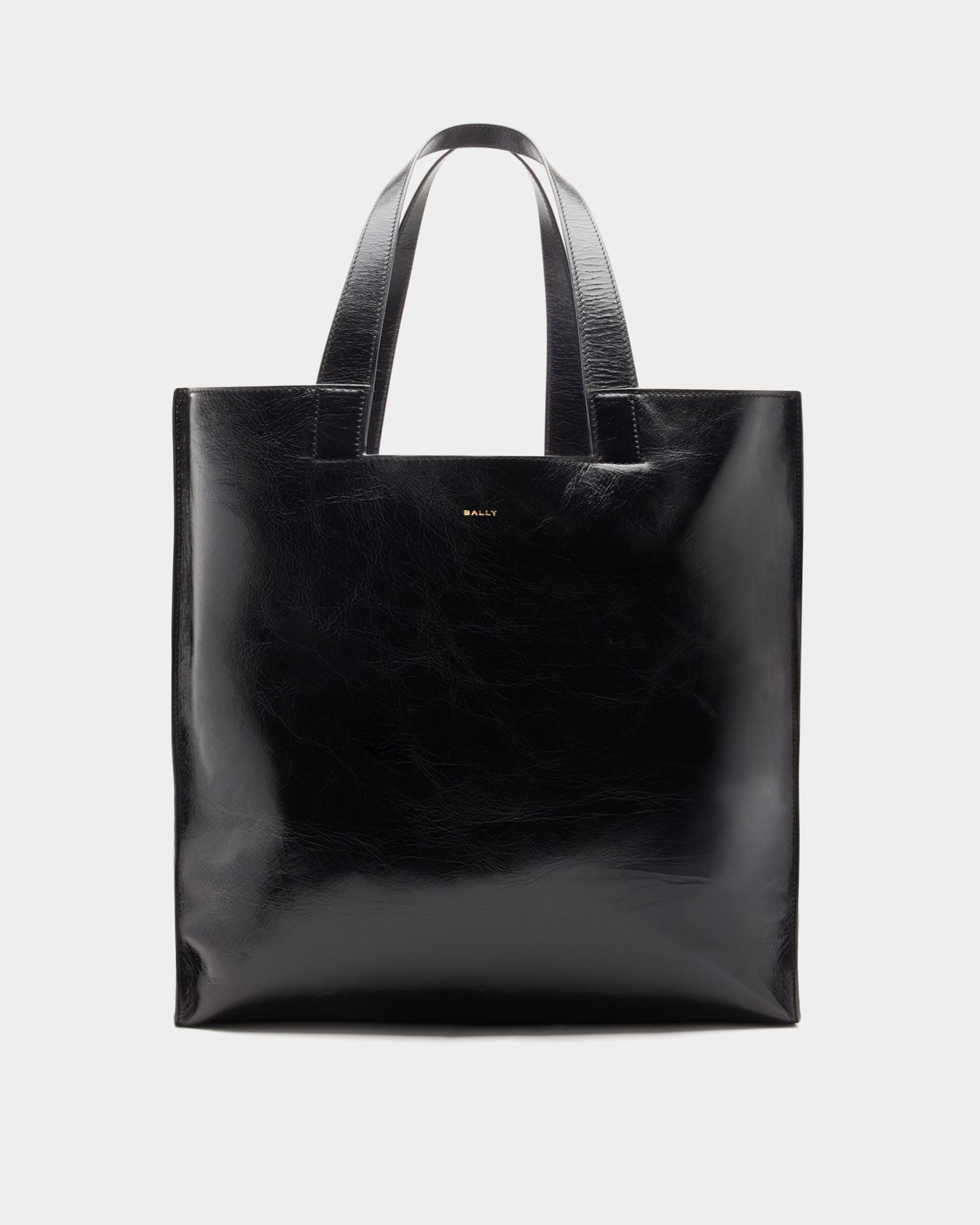 Bally Global - Easy Bally トートバッグ ブラック レザー - ブラック