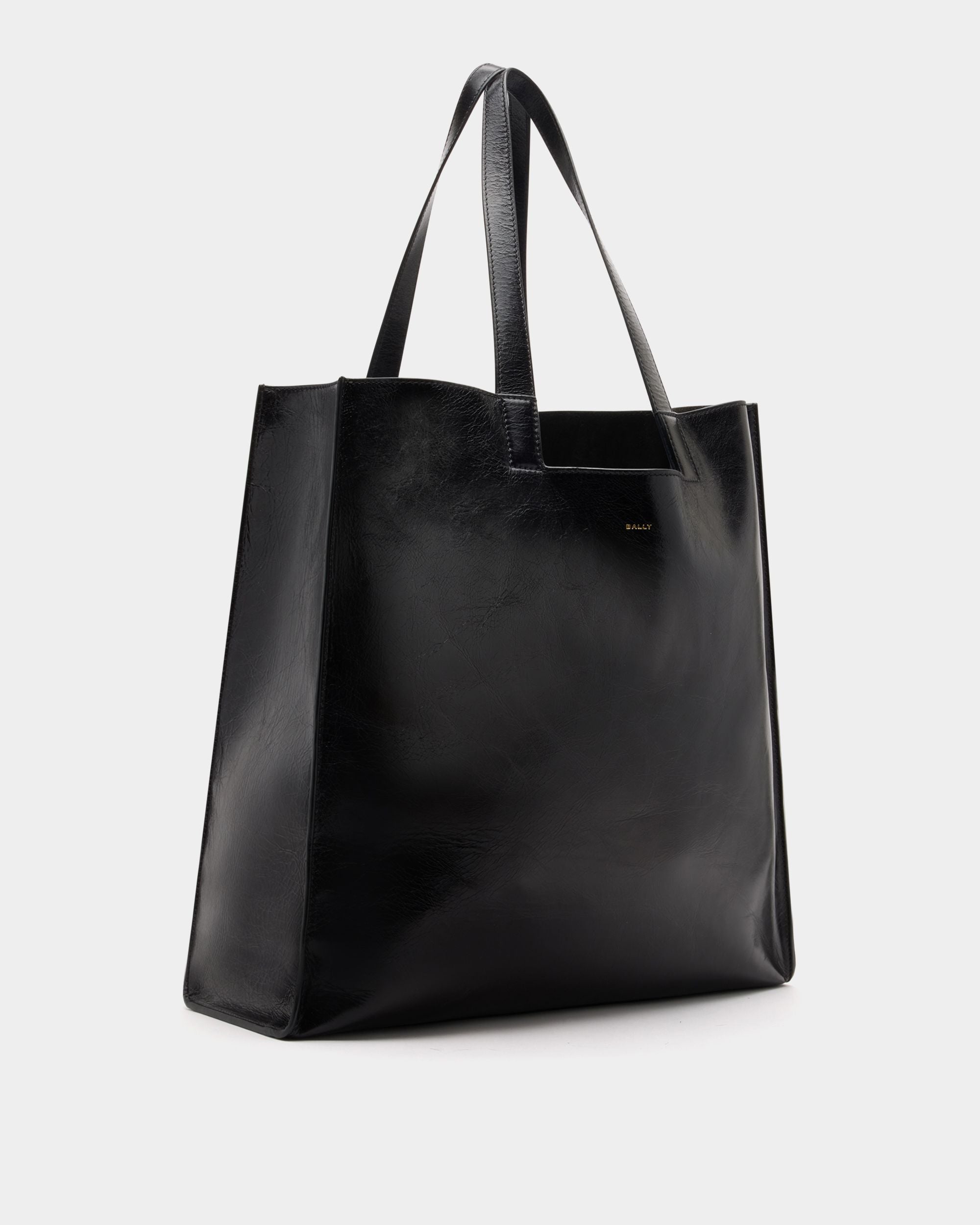 Bally Global - Easy Bally トートバッグ ブラック レザー - ブラック