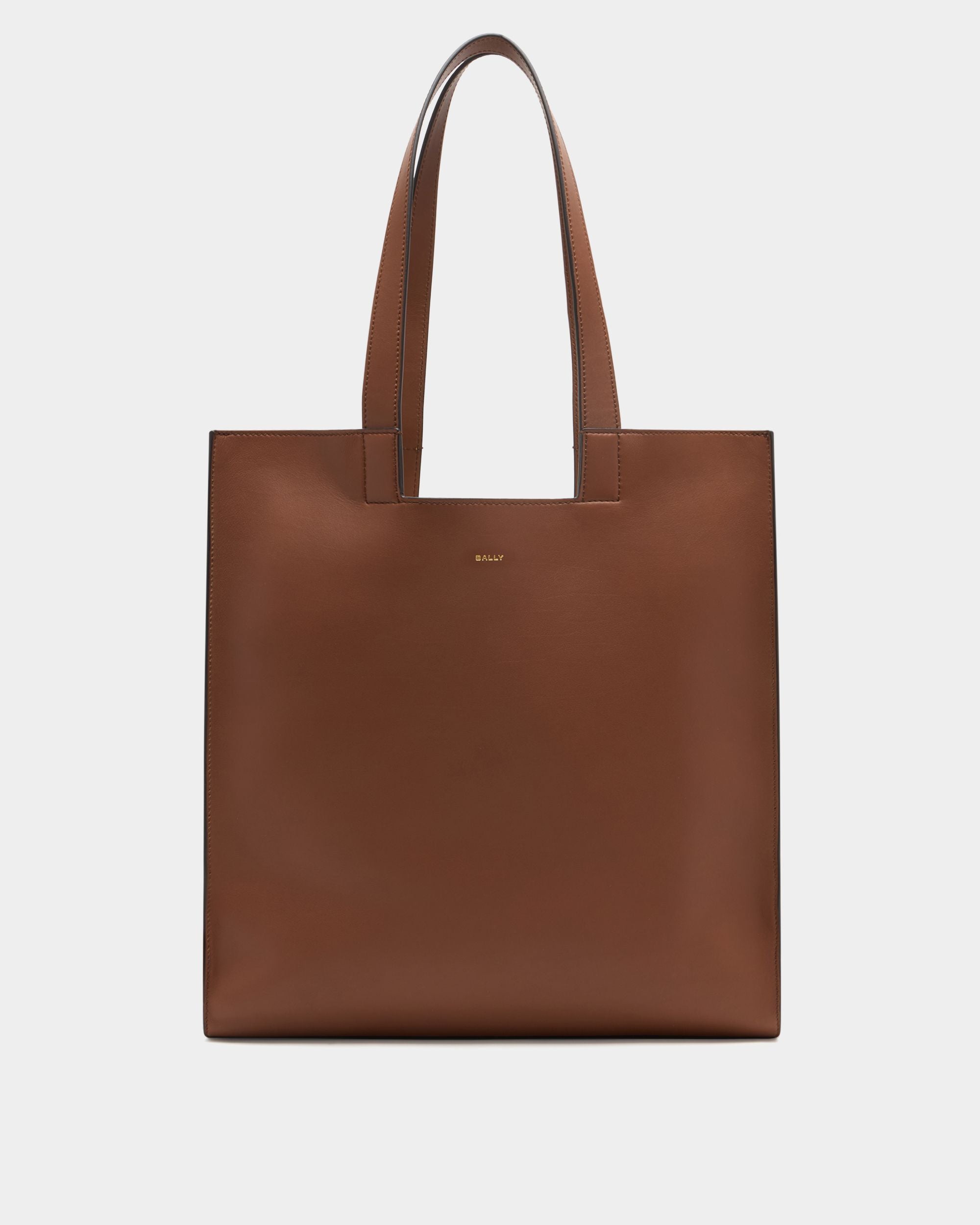 Bally Global - Easy Bally Tote Bag in Brown Leather - Brown