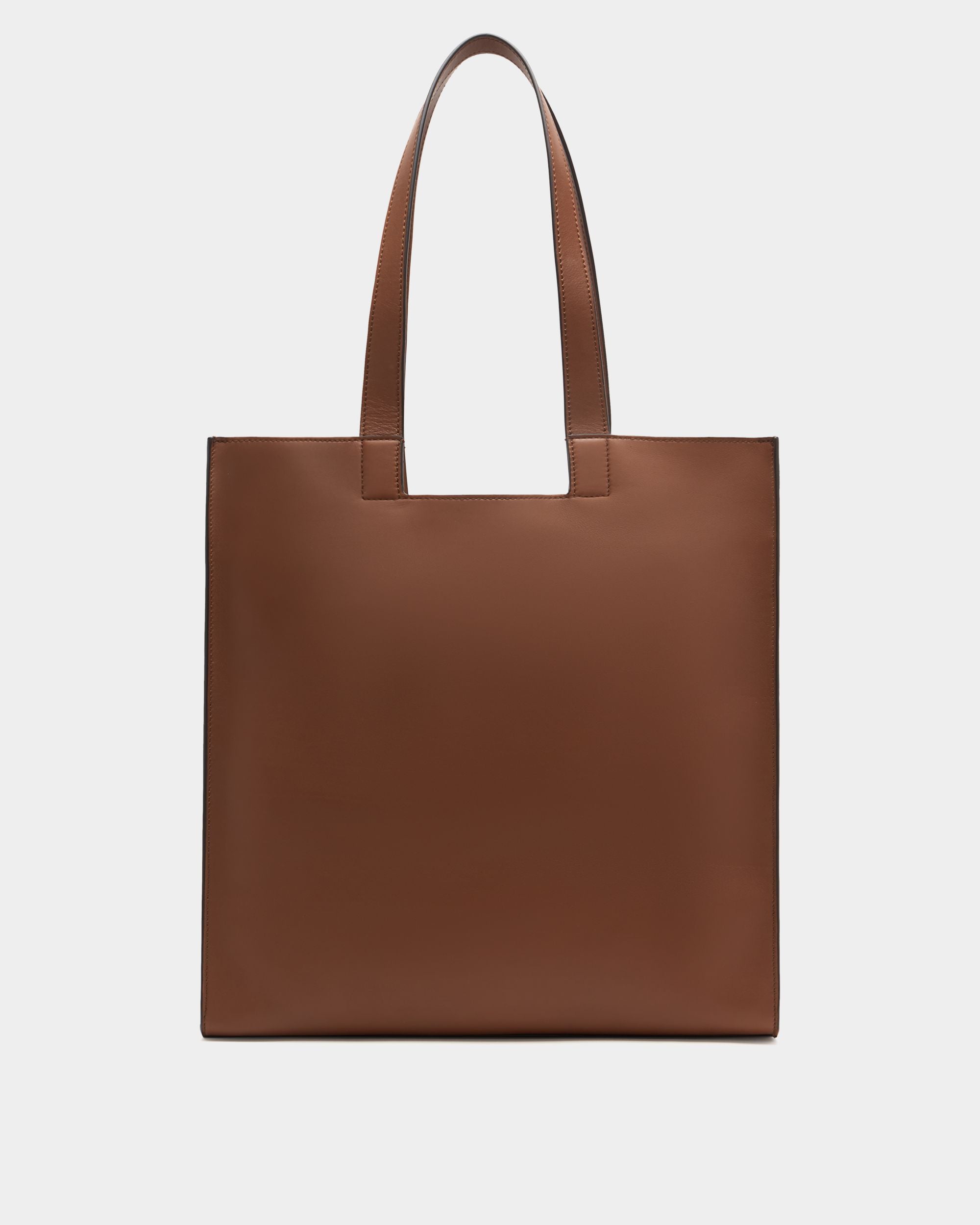 Bally Global - Easy Bally Tote Bag in Brown Leather - Brown