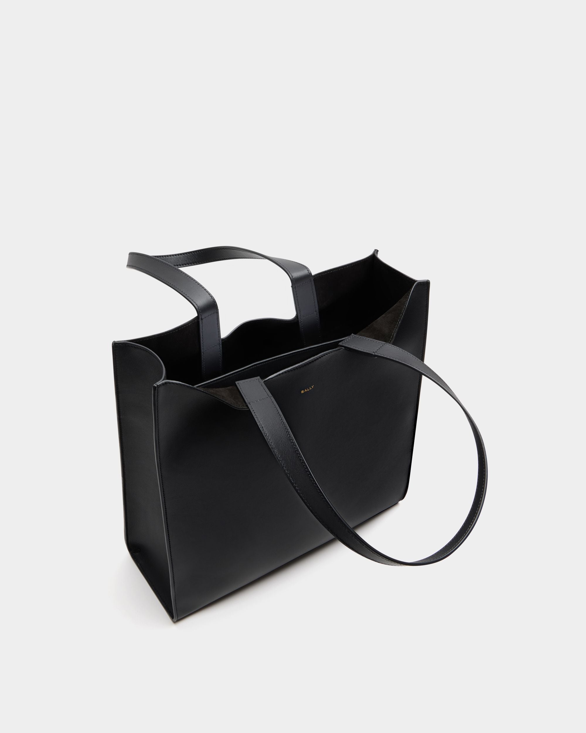 Bally Global - Easy Bally トートバッグ ブラック レザー - ブラック