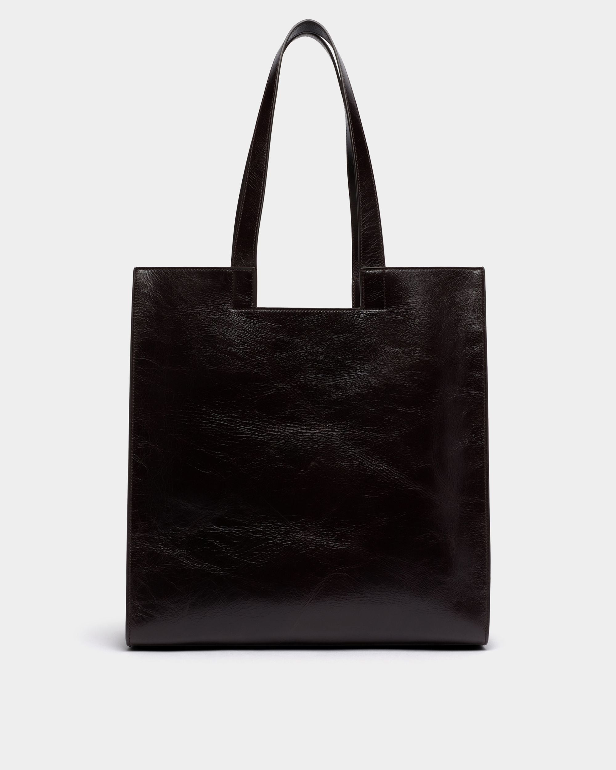 Bally Global - Easy Bally トートバッグ エバノブラウン レザー - ブラウン