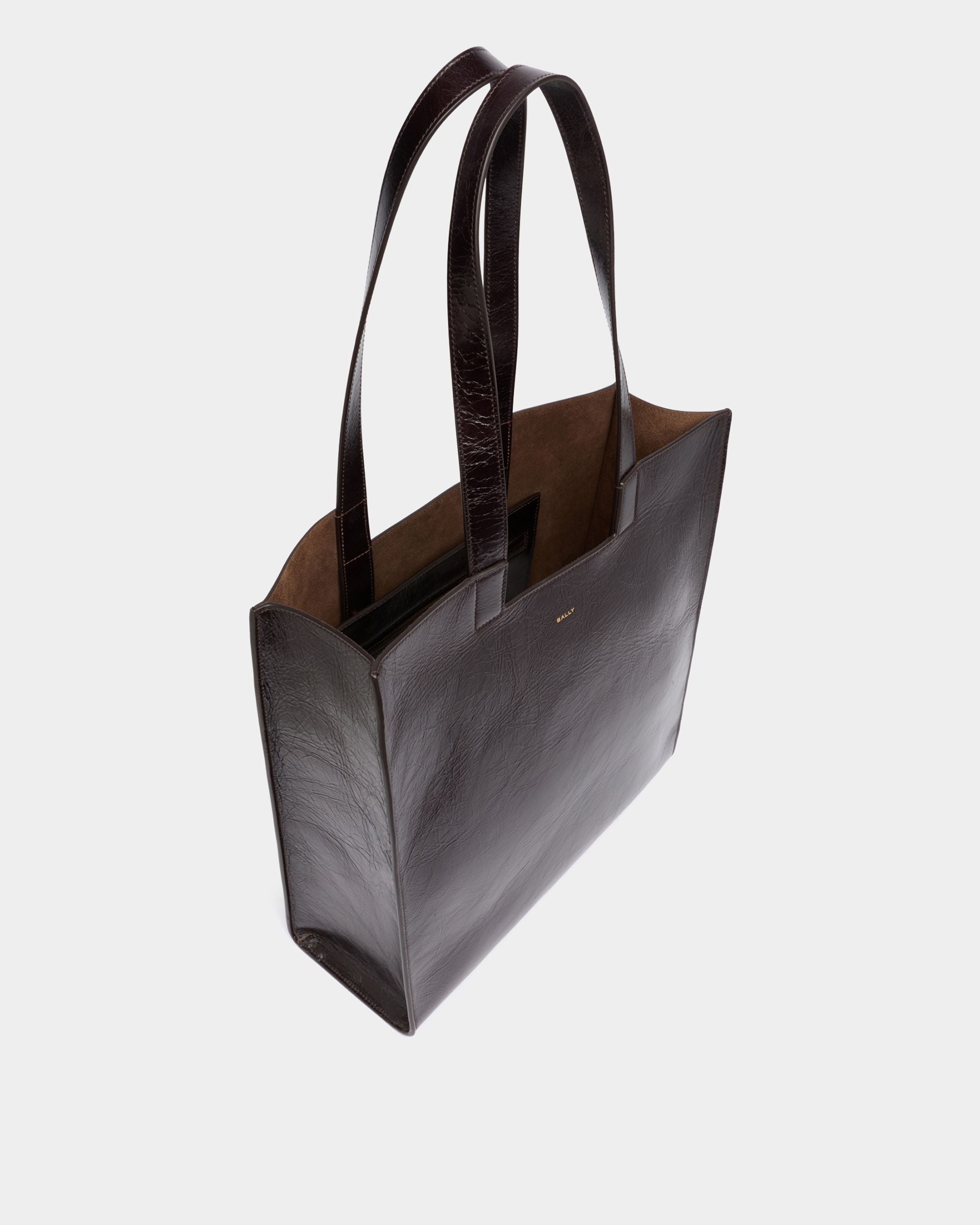 Bally Global - Easy Bally トートバッグ エバノブラウン レザー - ブラウン