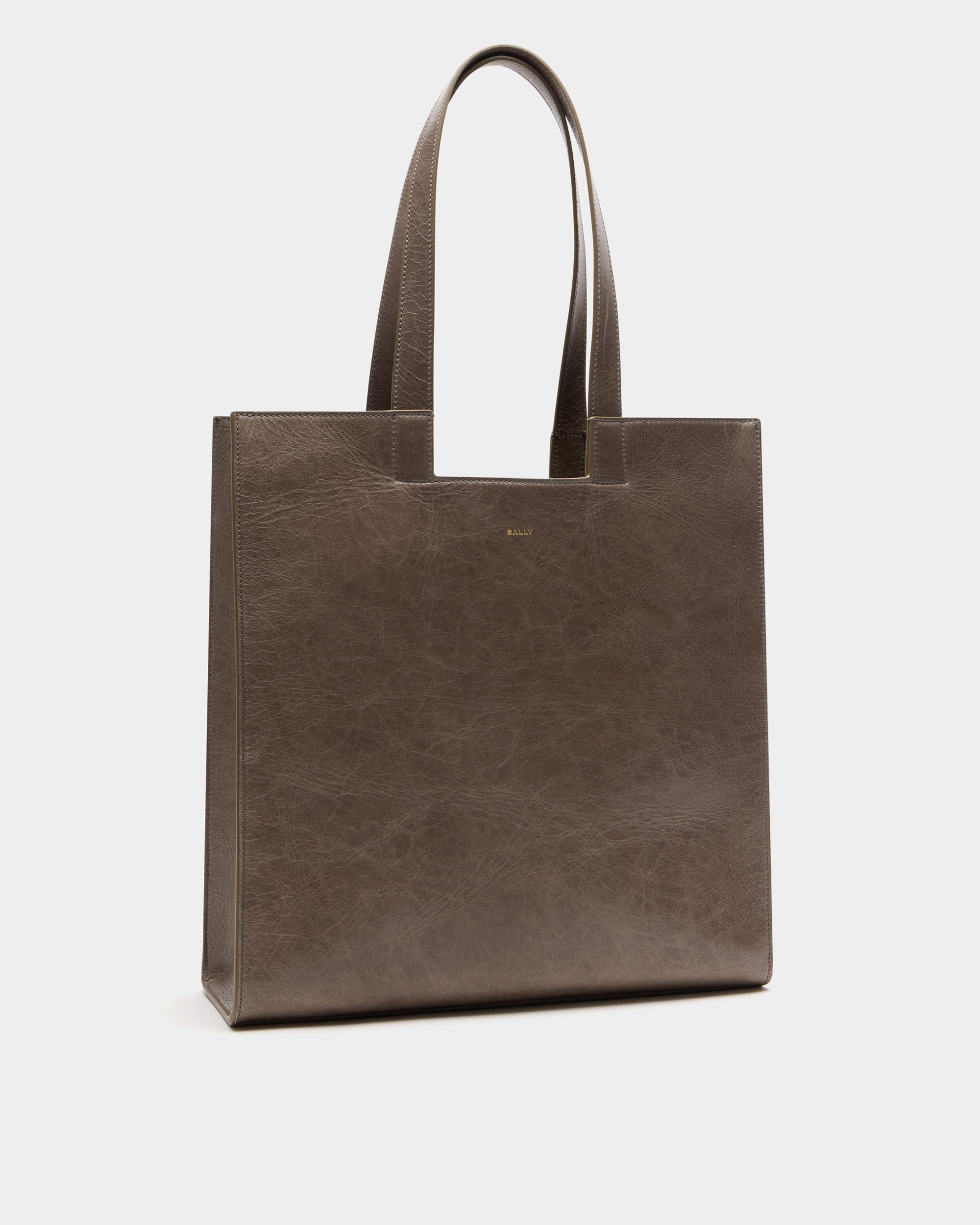 Bally Global - Easy Bally トートバッグ トープブラウン レザー - ブラウン