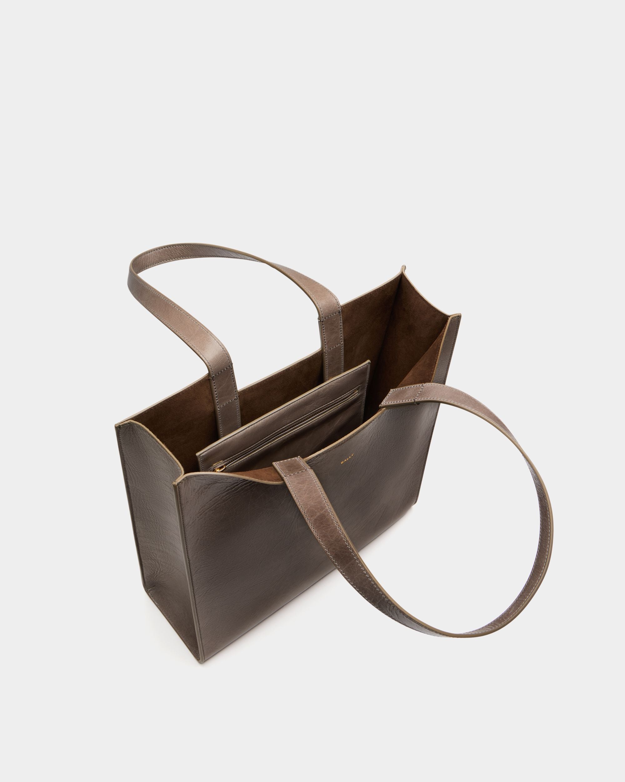 Bally Global - Easy Bally トートバッグ トープブラウン レザー - ブラウン