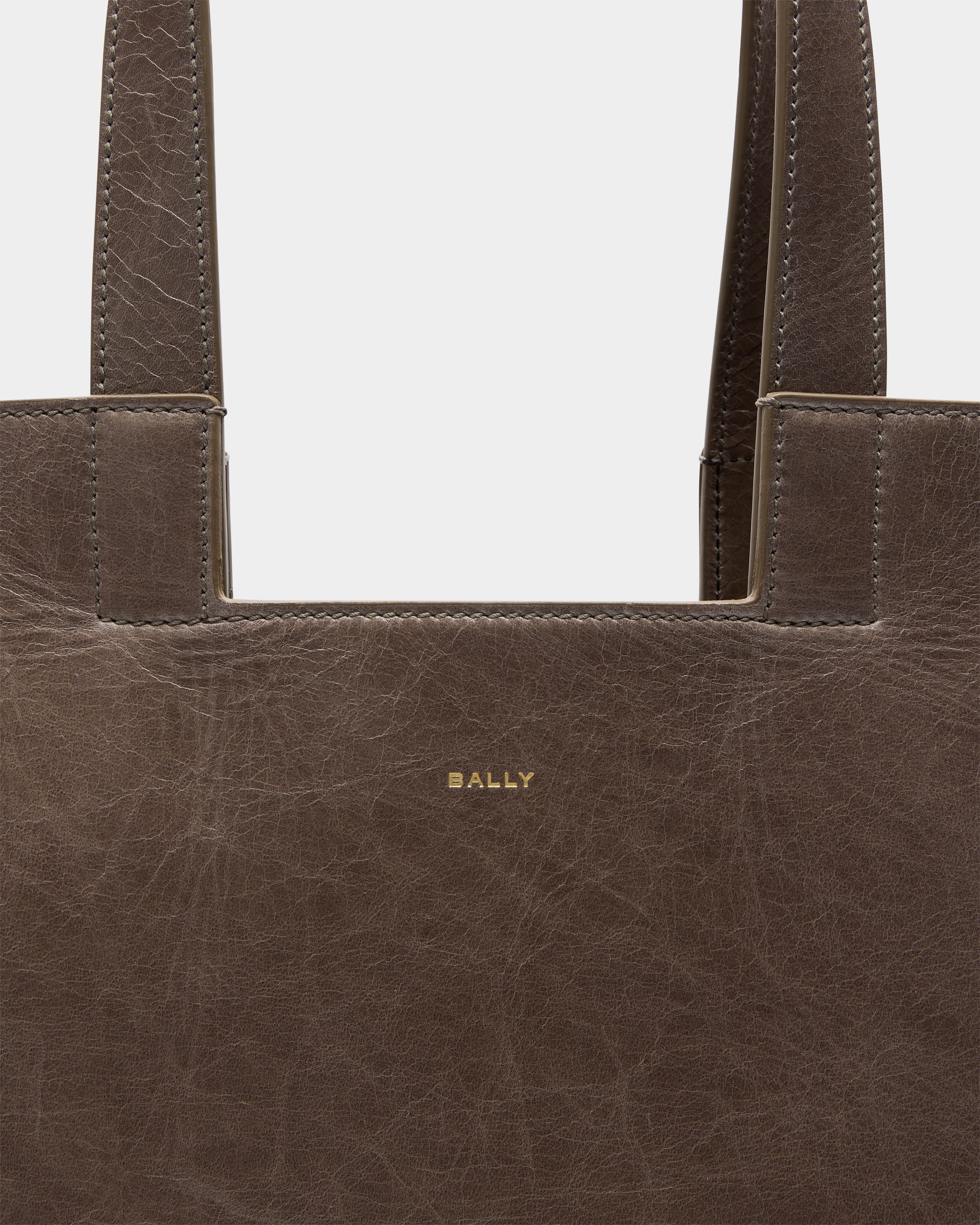 Bally Global - Easy Bally トートバッグ トープブラウン レザー - ブラウン