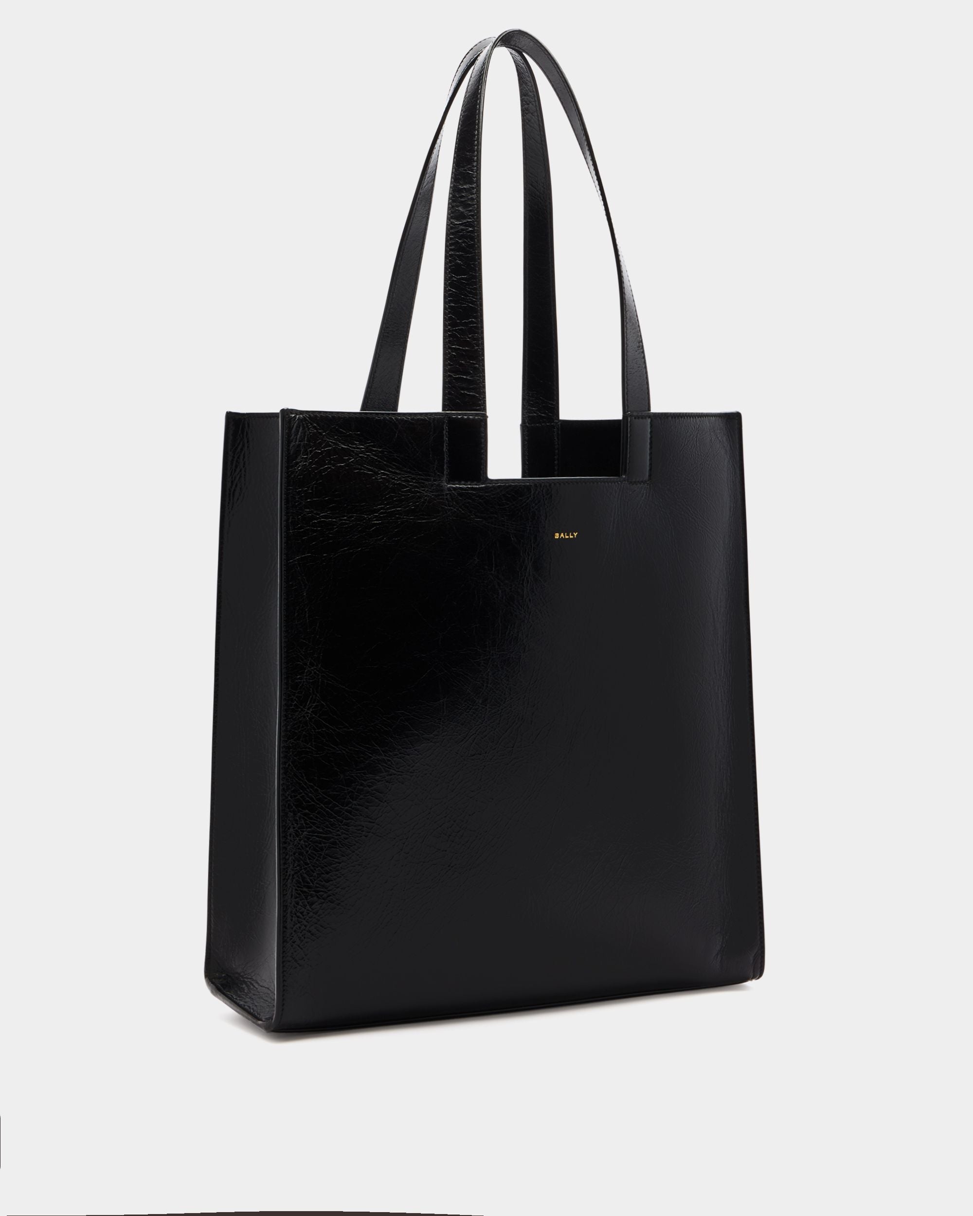 Bally Global - Easy Bally Tote Bag in Black Leather - Black