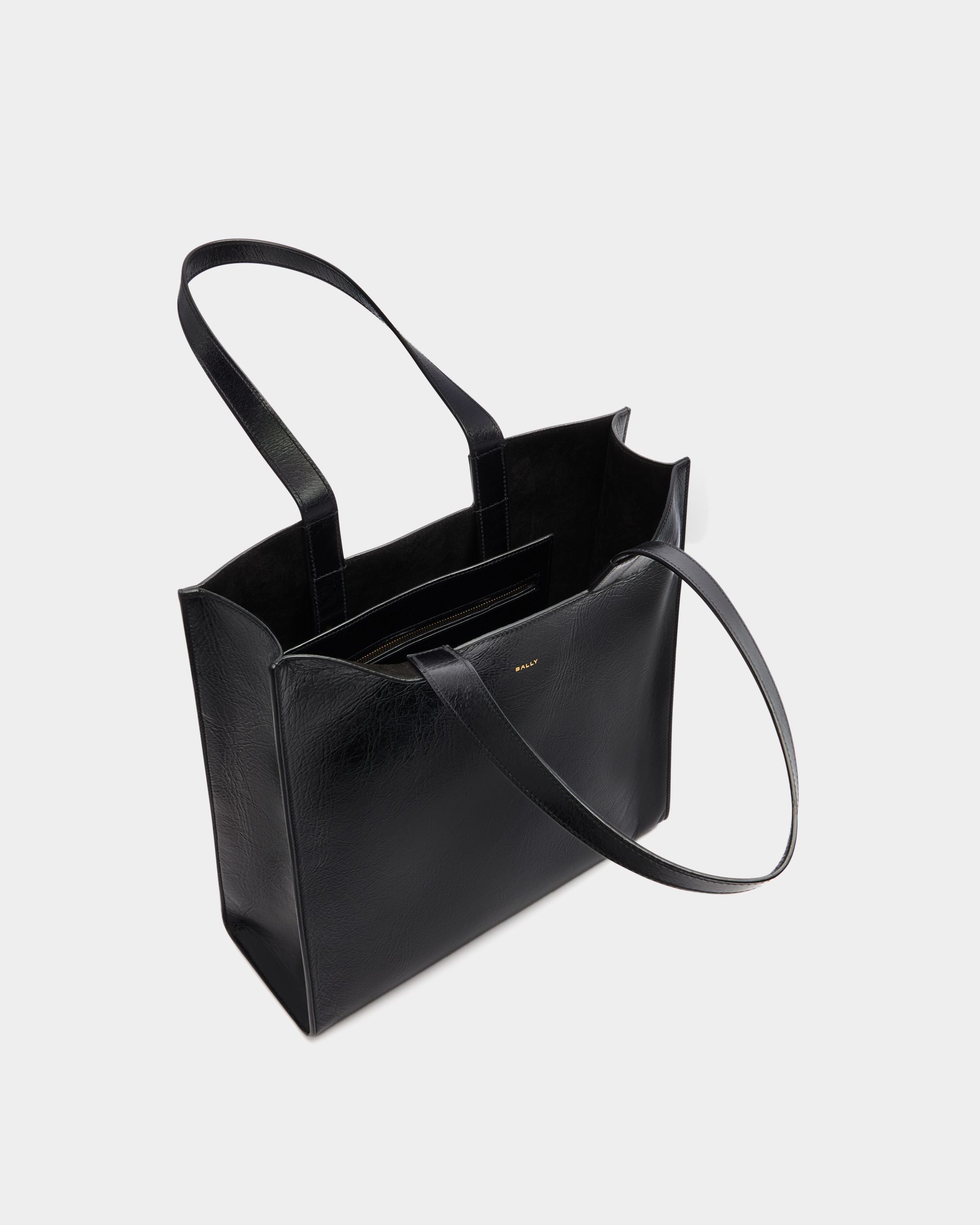 Bally Global - Easy Bally Tote Bag in Black Leather - Black