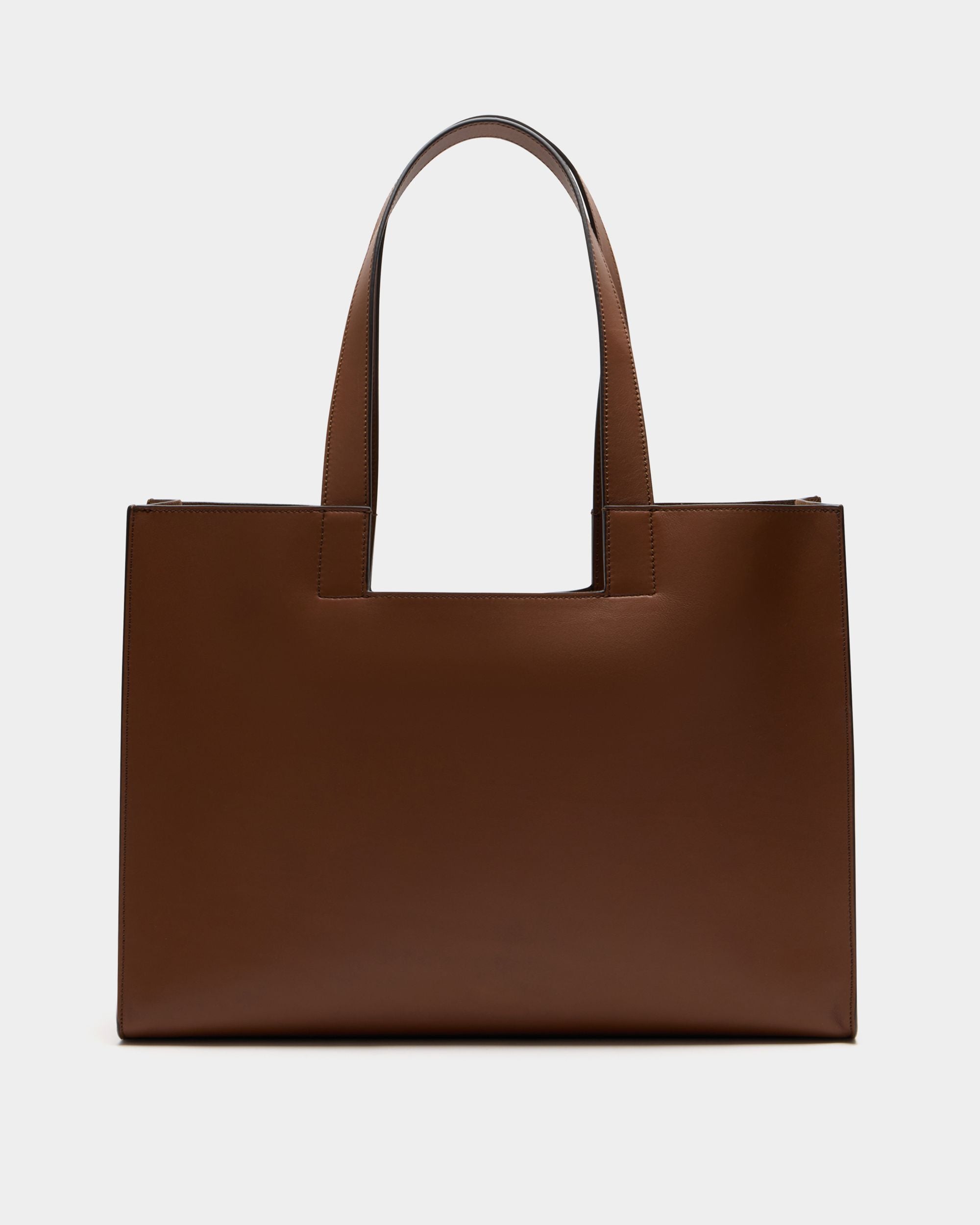 Bally Global - Easy Bally Tote Bag in Brown Leather - Brown