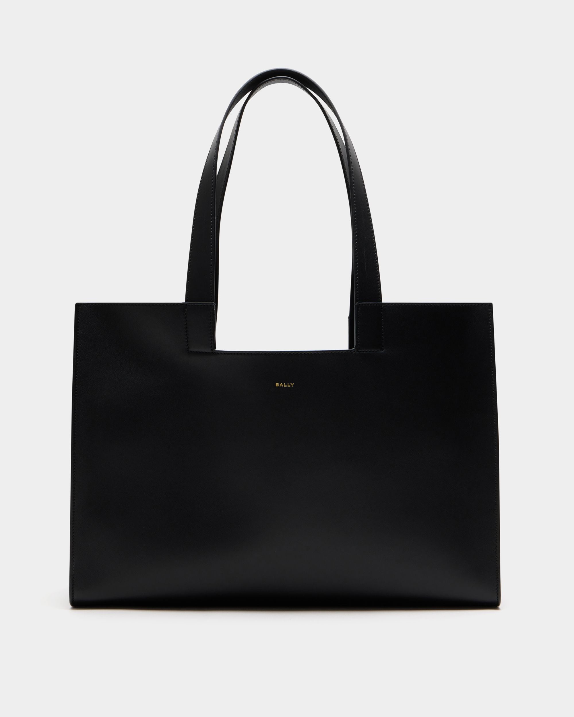 美品 BALLY レザー トートバッグ ビジネス ブラック A4 大容量 □極美品□BALLY バリー□メンズ□カーフ レザー 本革□トート バッグ