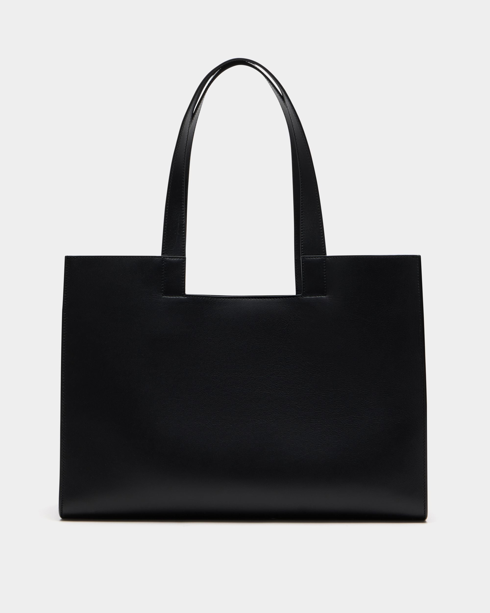 Bally Global - Easy Bally Tote Bag in Black Leather - Black