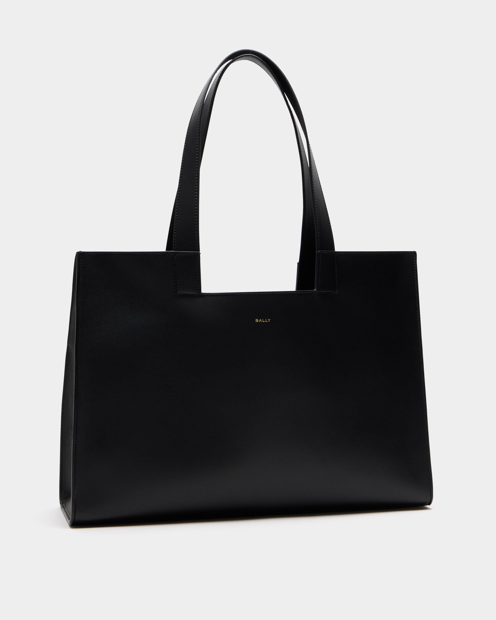 Bally Global - Easy Bally Tote Bag in Black Leather - Black