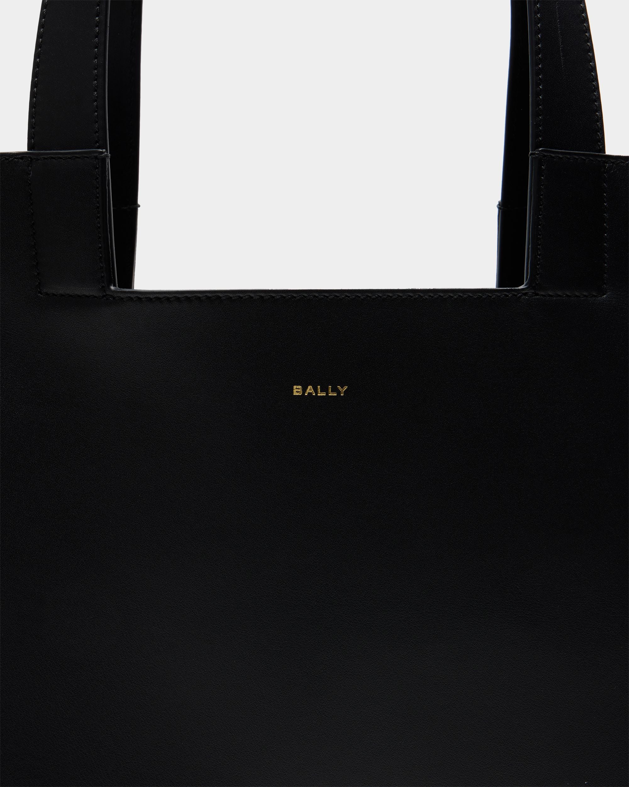 Bally Global - Easy Bally Tote Bag in Black Leather - Black