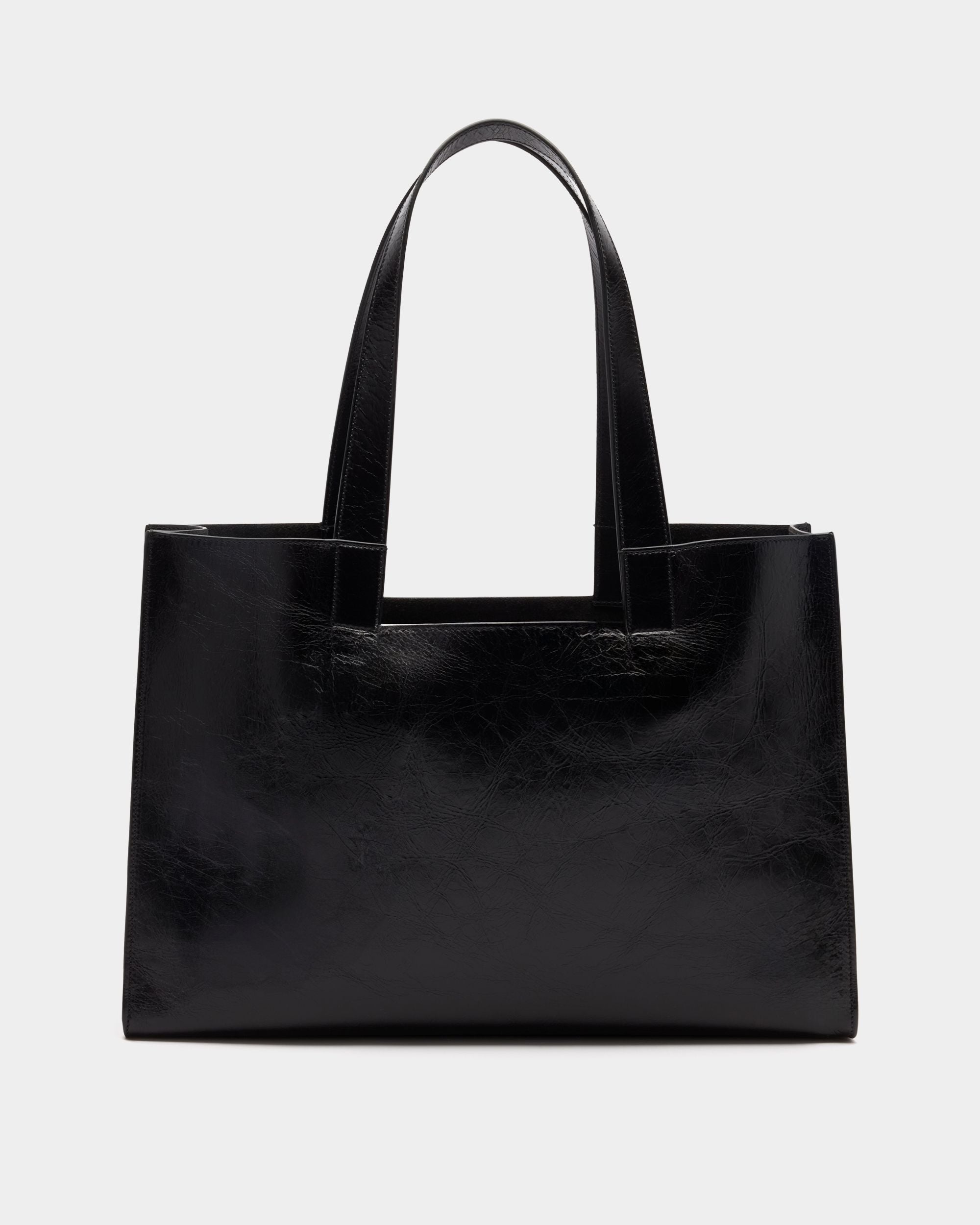 Bally Global - Easy Bally トートバッグ ブラック レザー - ブラック