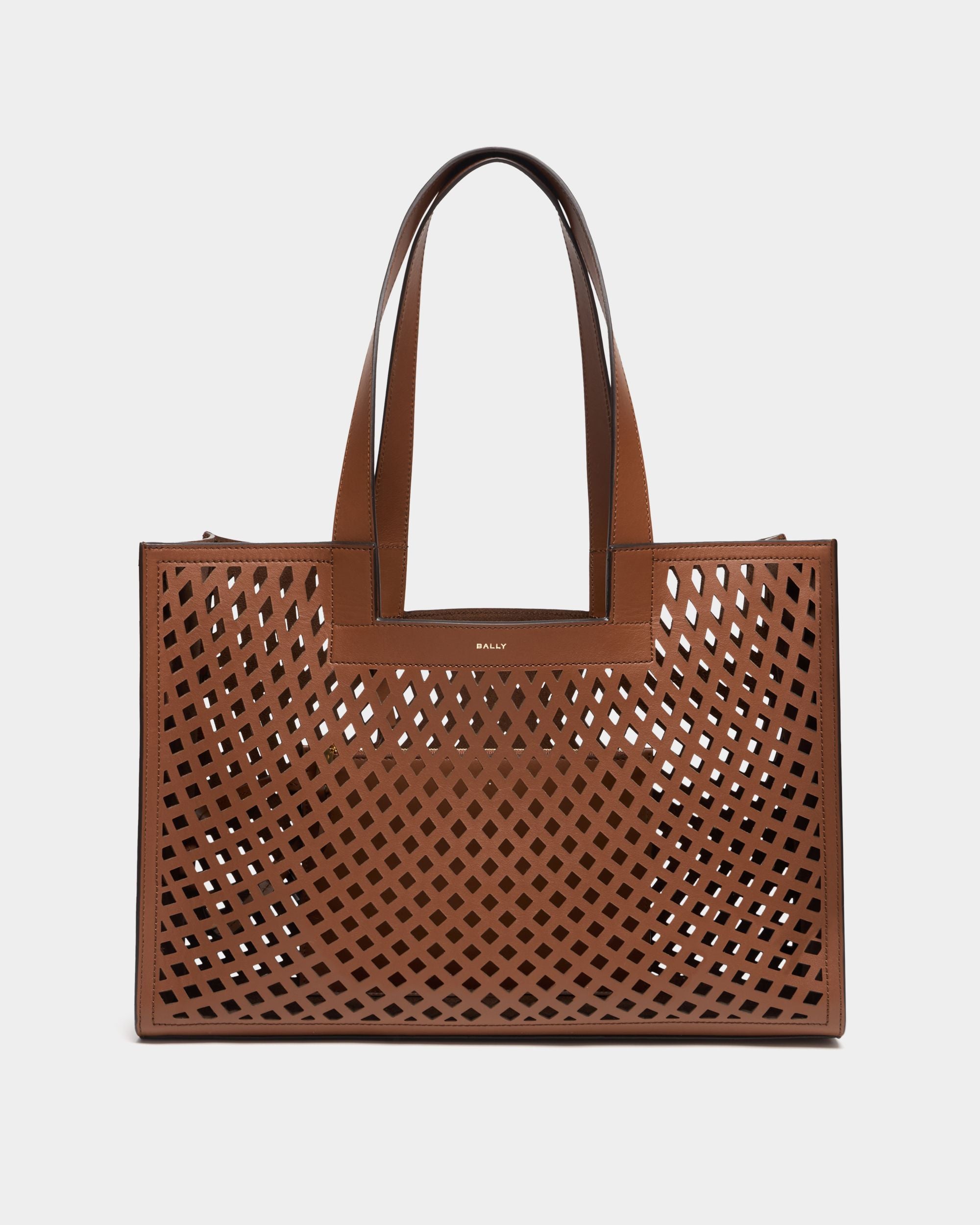 Bally Global - Easy Bally トートバッグ ブラウンレザー - ブラウン