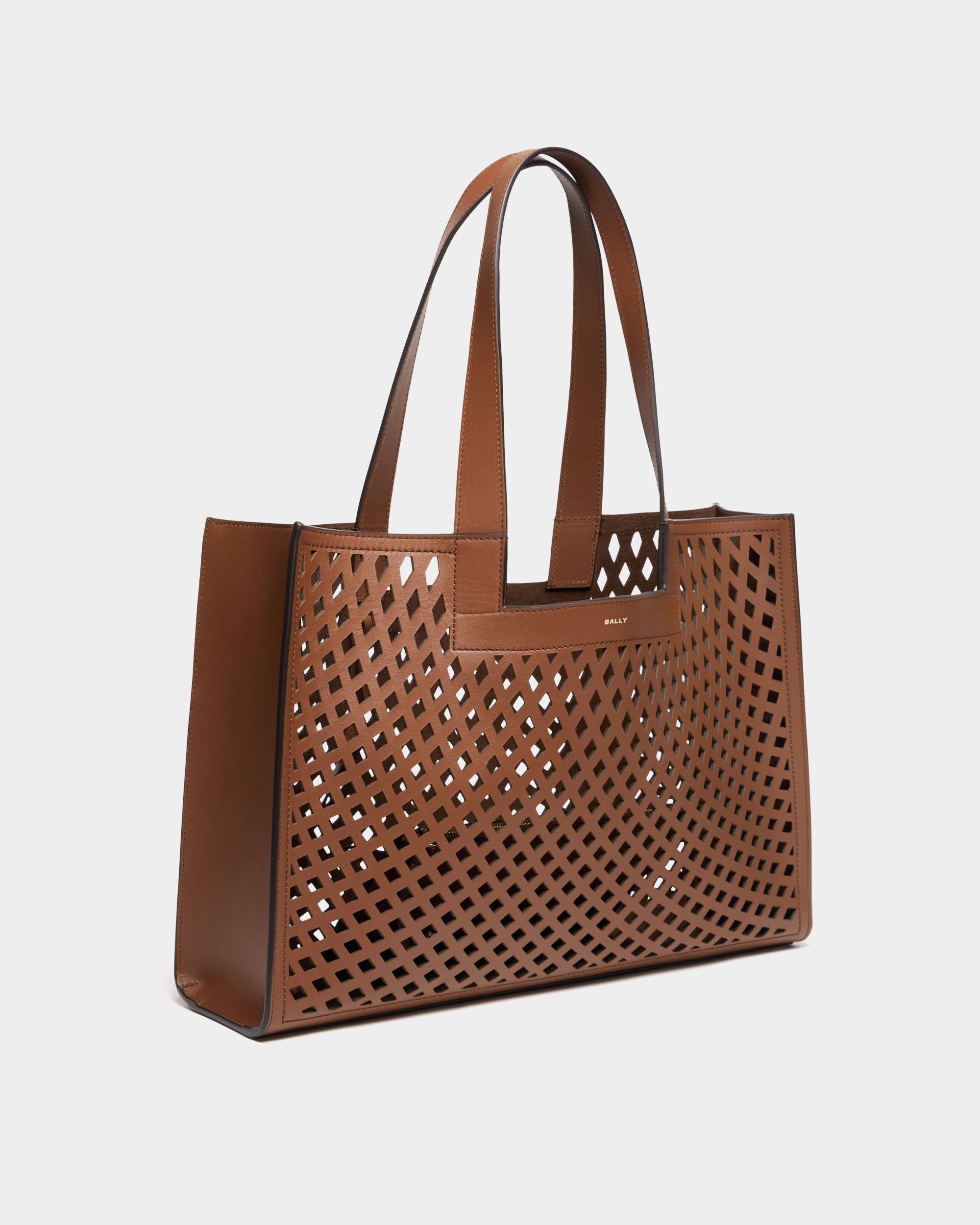 Bally Global - Easy Bally トートバッグ ブラウンレザー - ブラウン