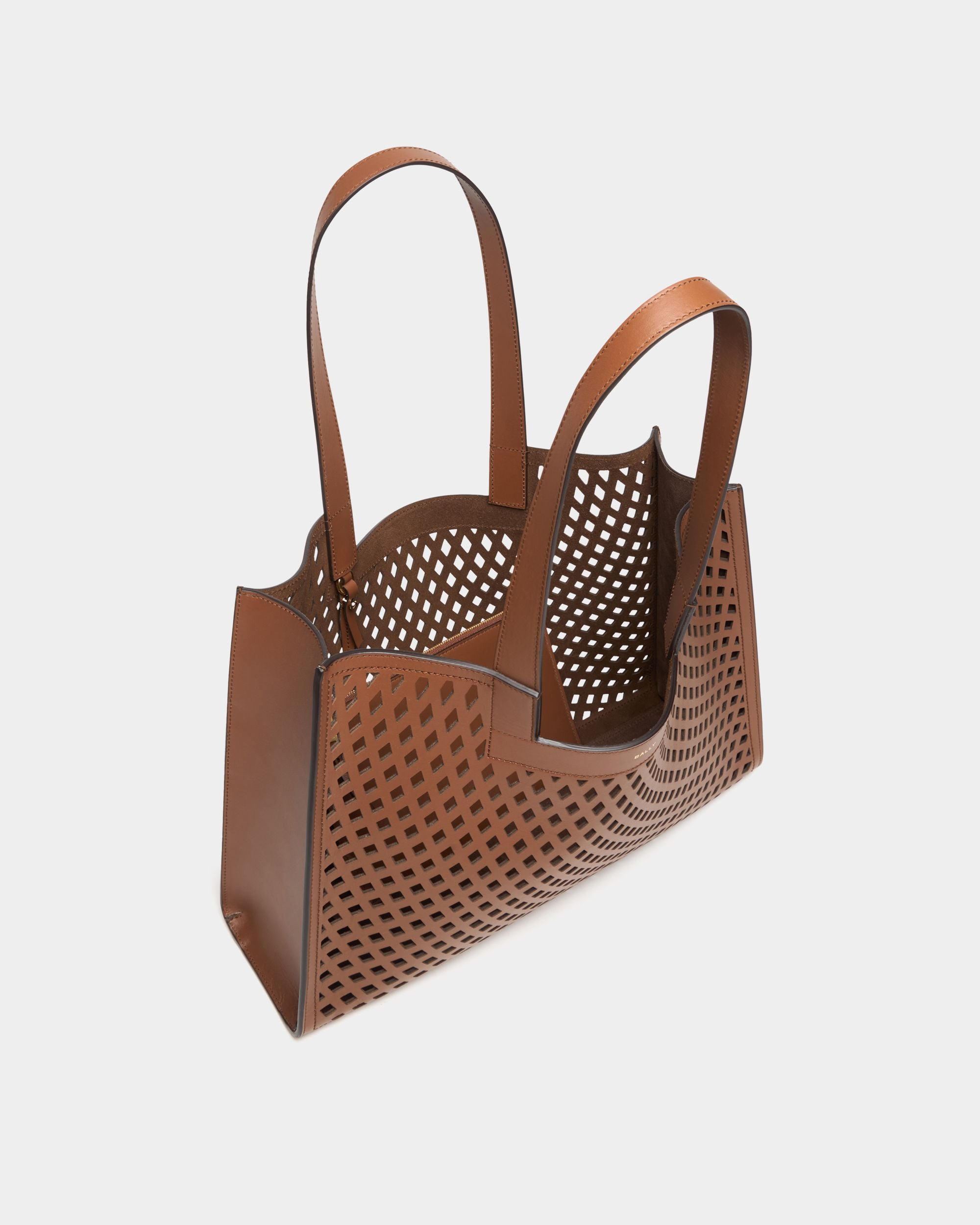 Bally Global - Easy Bally トートバッグ ブラウンレザー - ブラウン