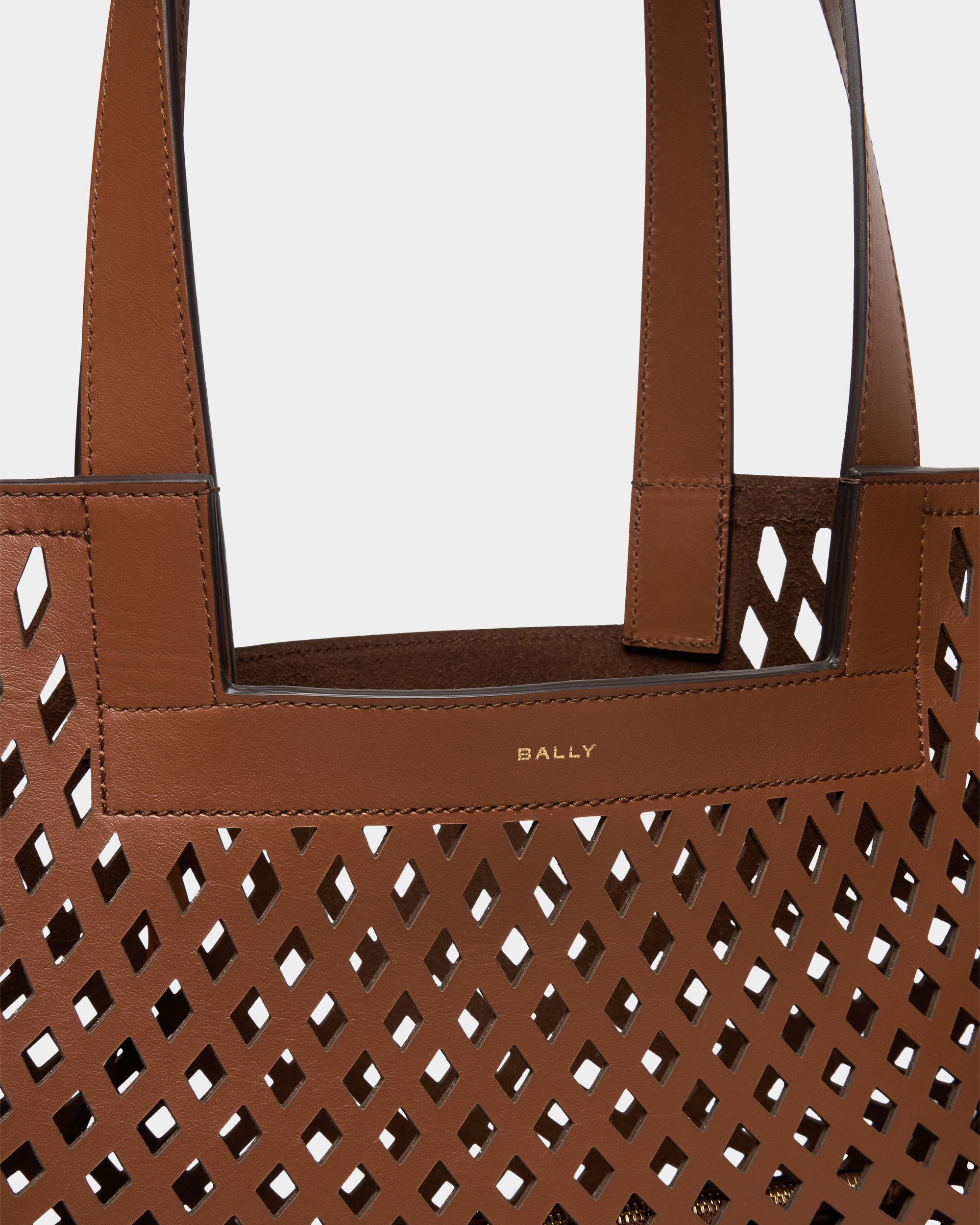 Bally Global - Easy Bally トートバッグ ブラウンレザー - ブラウン