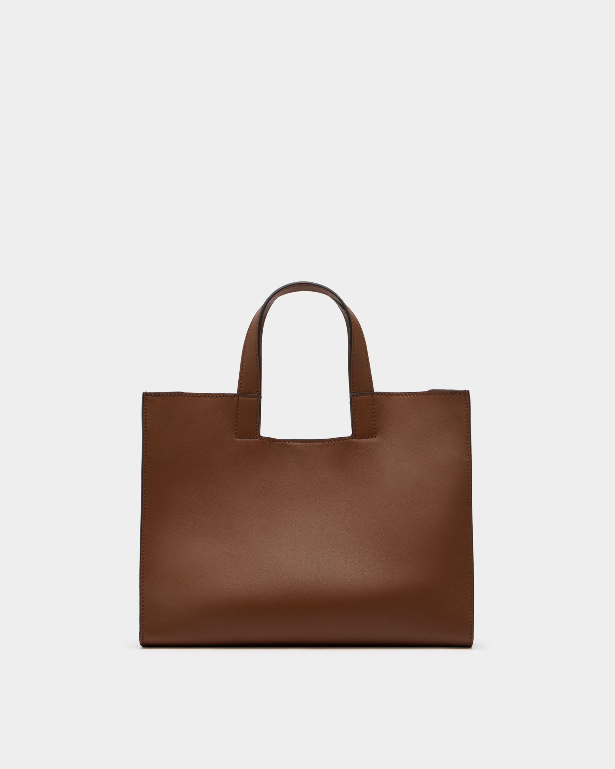 Bally Global - Easy Bally Tote Bag in Brown Leather - Brown