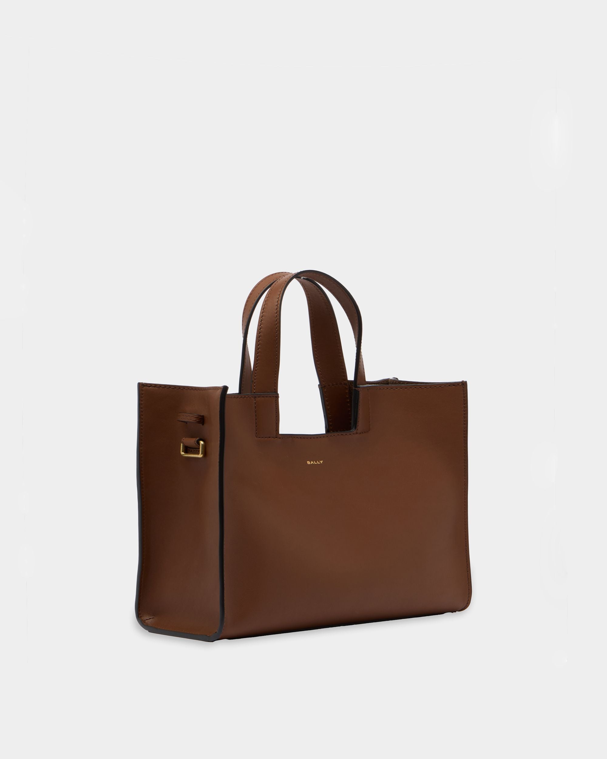 Bally Global - Easy Bally Tote Bag in Brown Leather - Brown