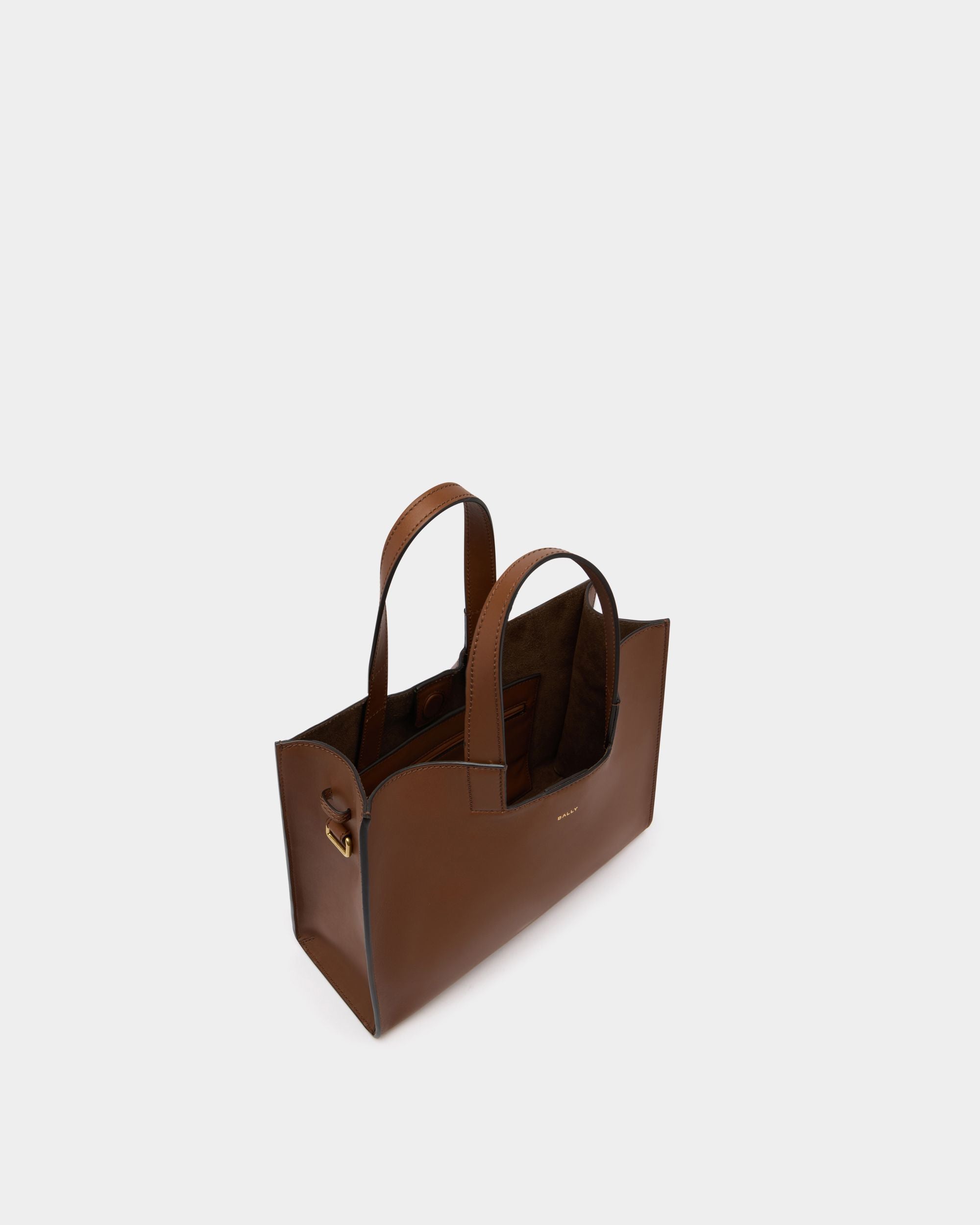 Bally Global - Easy Bally Tote Bag in Brown Leather - Brown