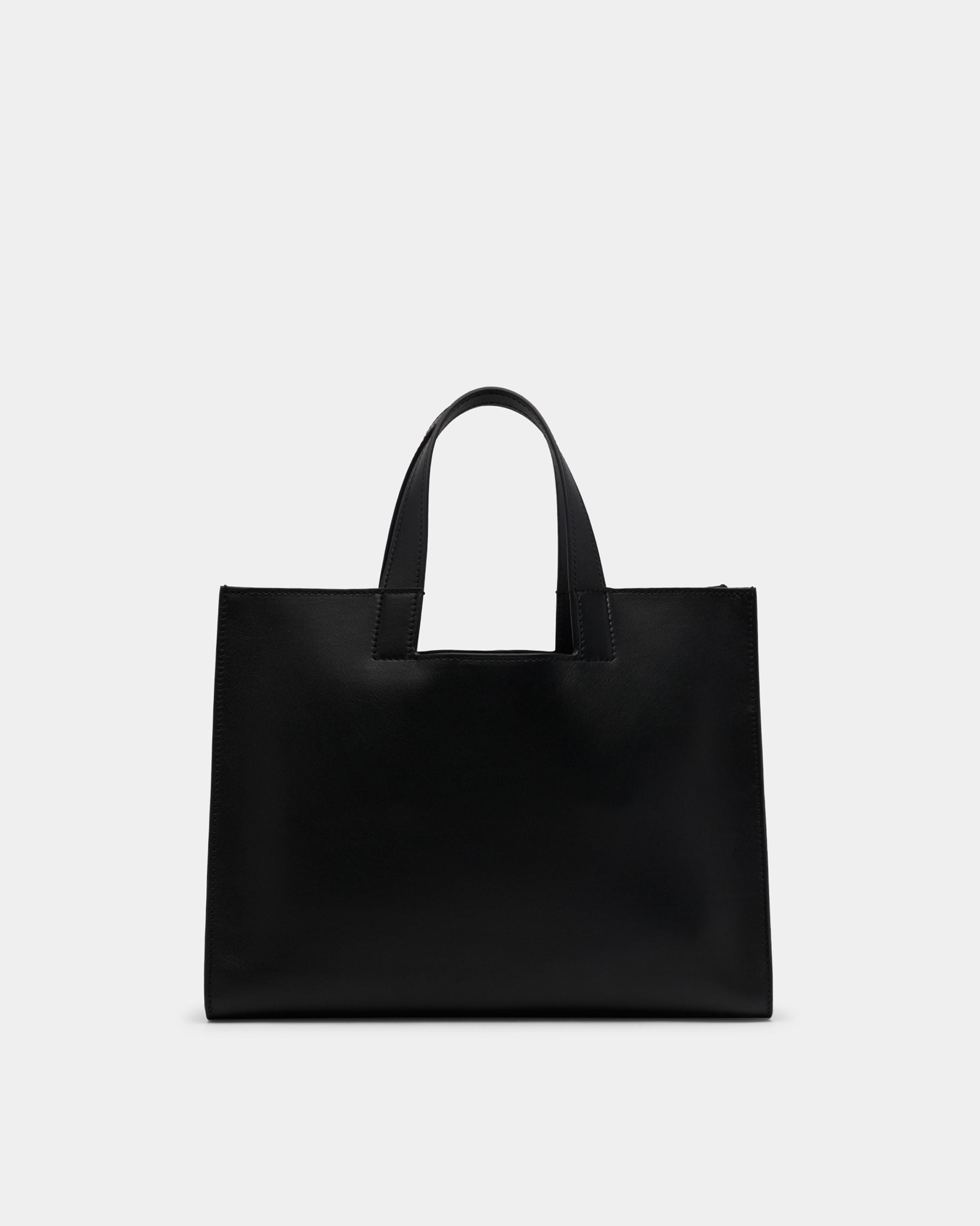 Bally Global - Easy Bally トートバッグ ブラック レザー - ブラック