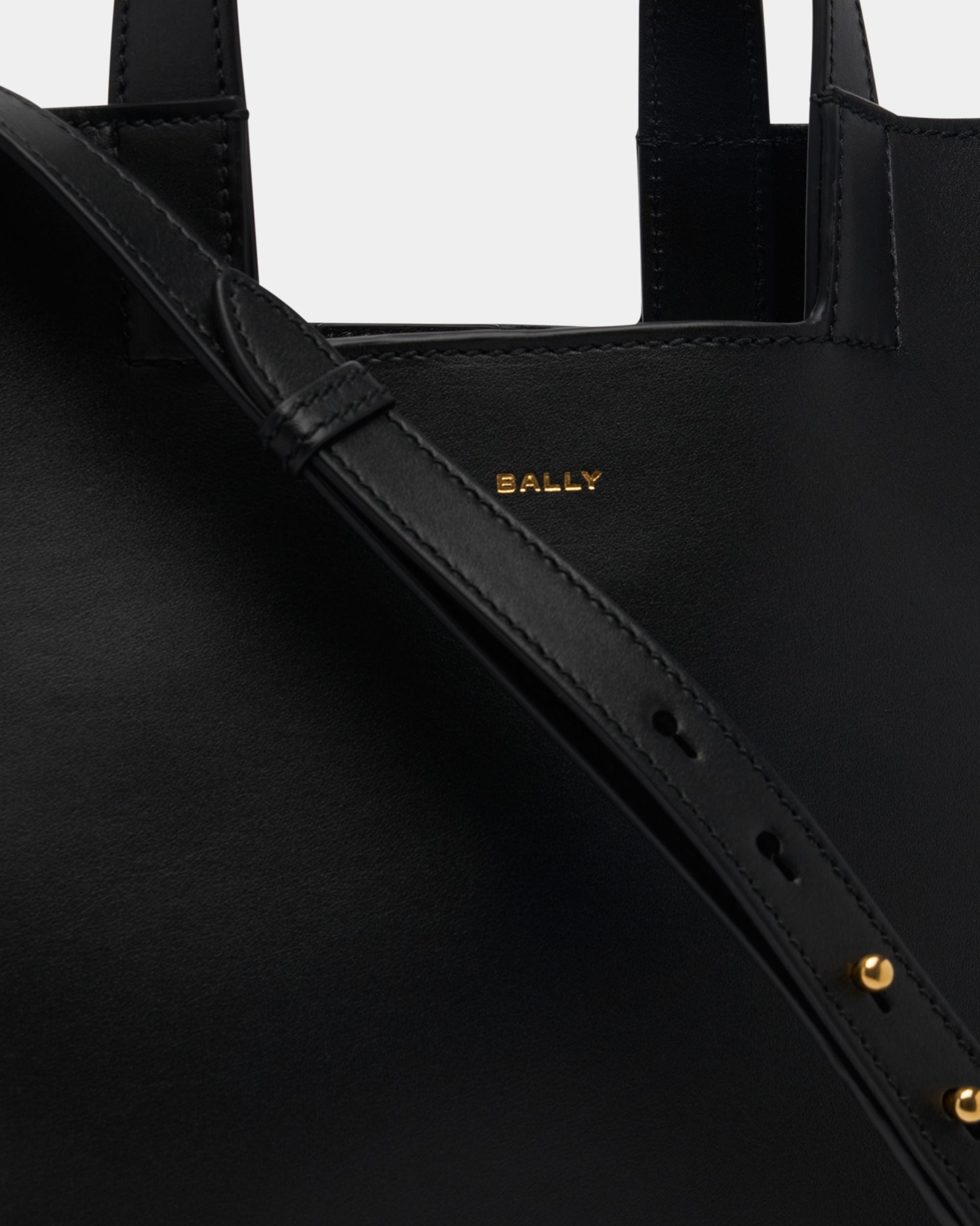 Bally Global - Easy Bally トートバッグ ブラック レザー - ブラック