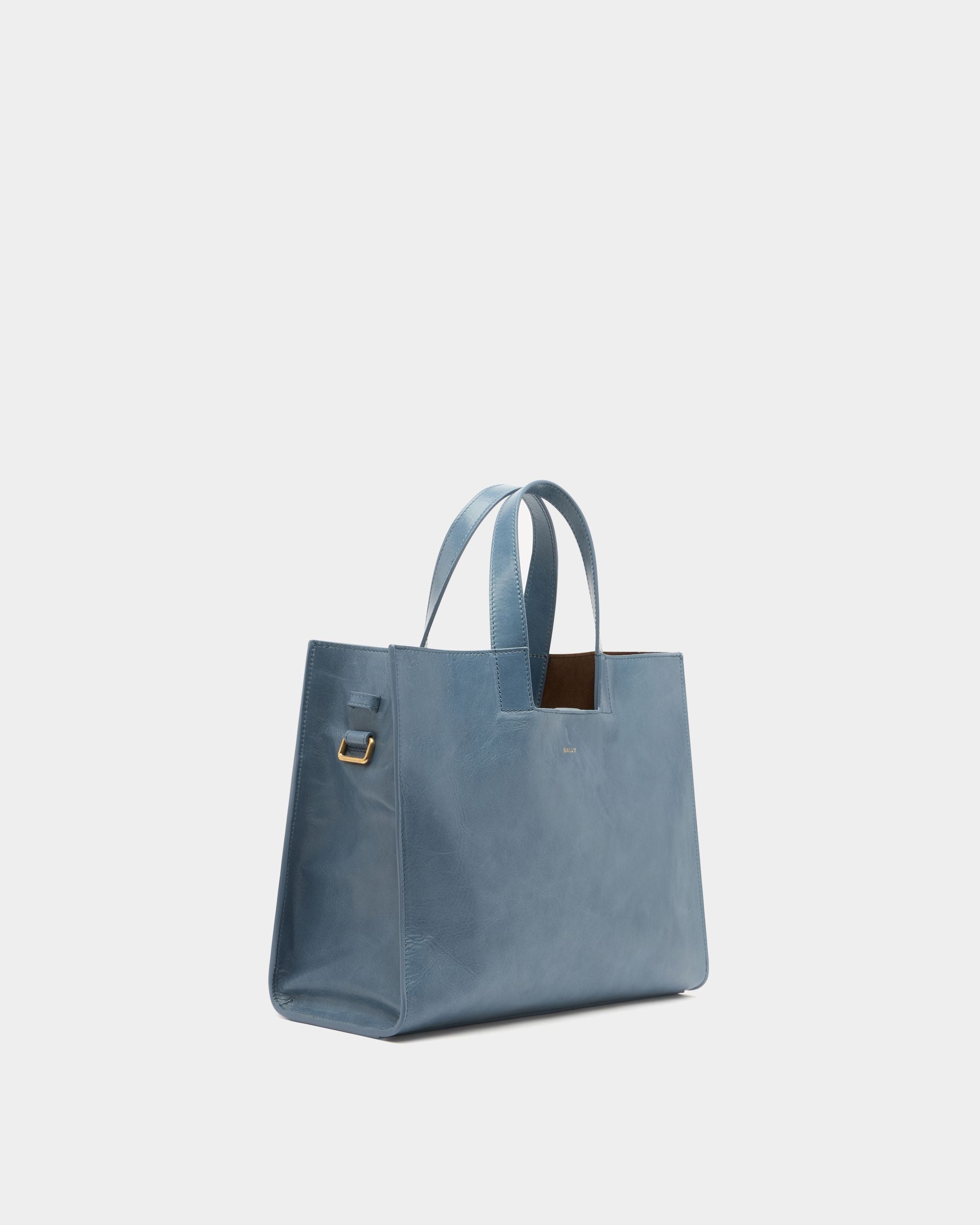 Bally Global - Easy Bally トートバッグ ライトブルーレザー - ブルー