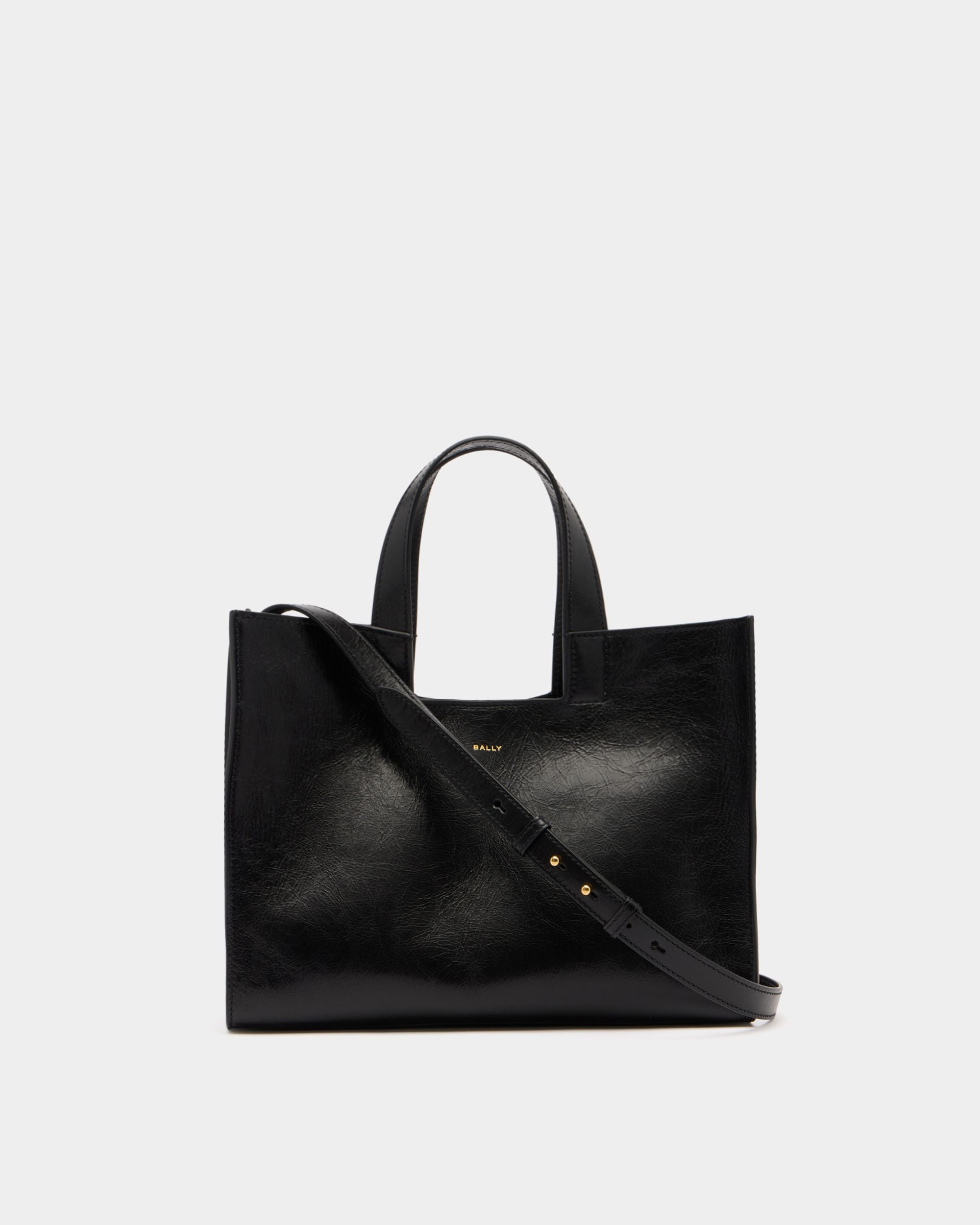 Bally Global - Easy Bally Tote Bag in Black Leather - Black