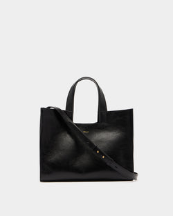 Easy Bally Tote Bag in Black Leather