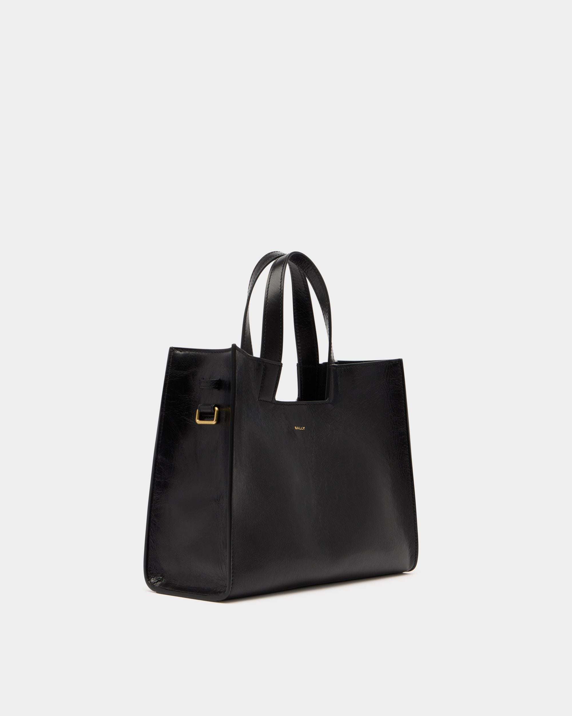 Bally Global - Easy Bally Tote Bag in Black Leather - Black