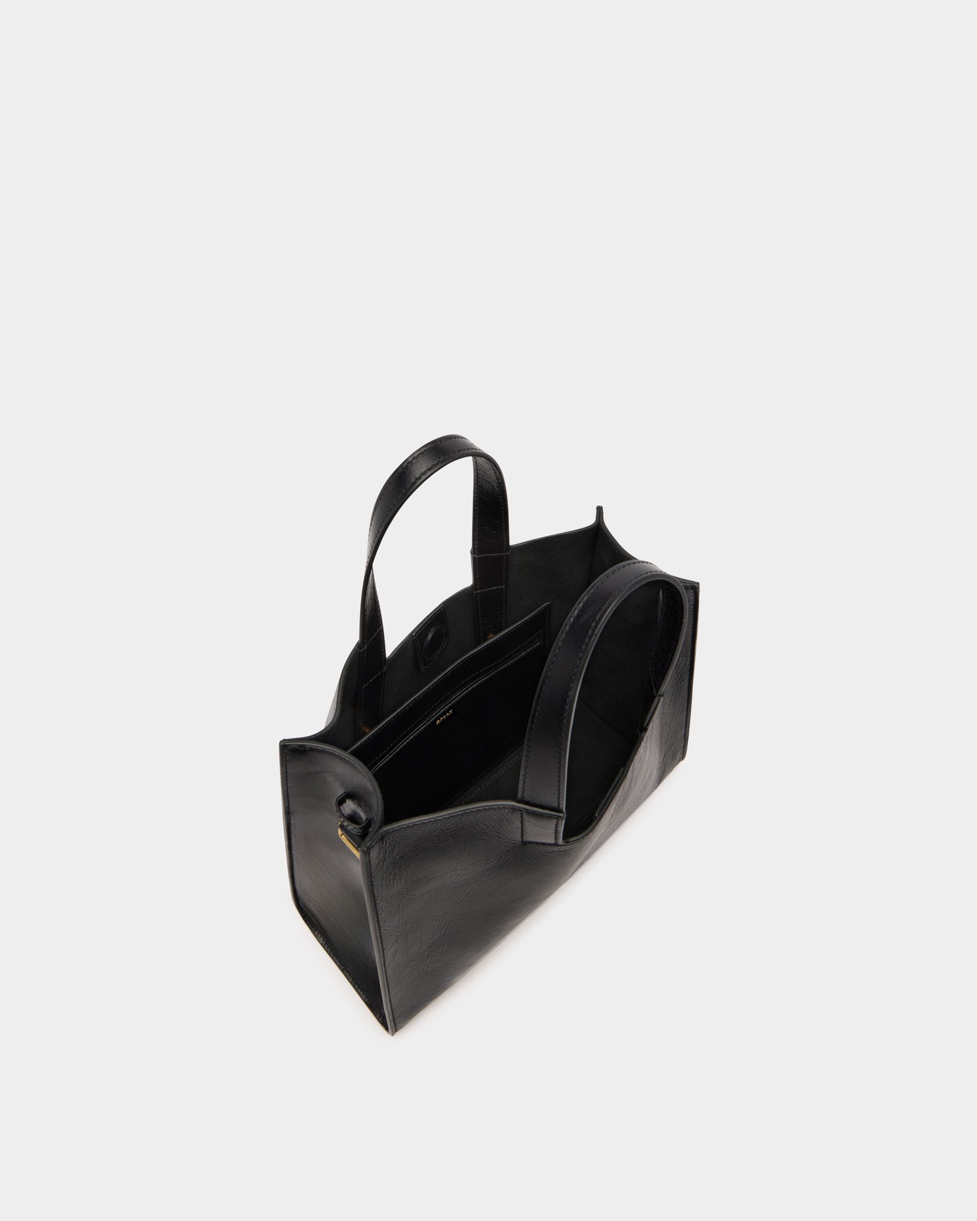 Bally Global - Easy Bally Tote Bag in Black Leather - Black