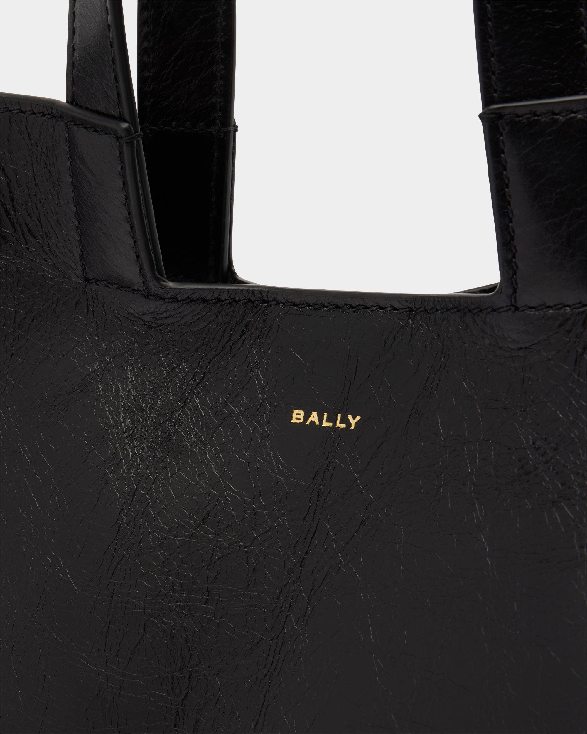 Bally Global - Easy Bally Tote Bag in Black Leather - Black