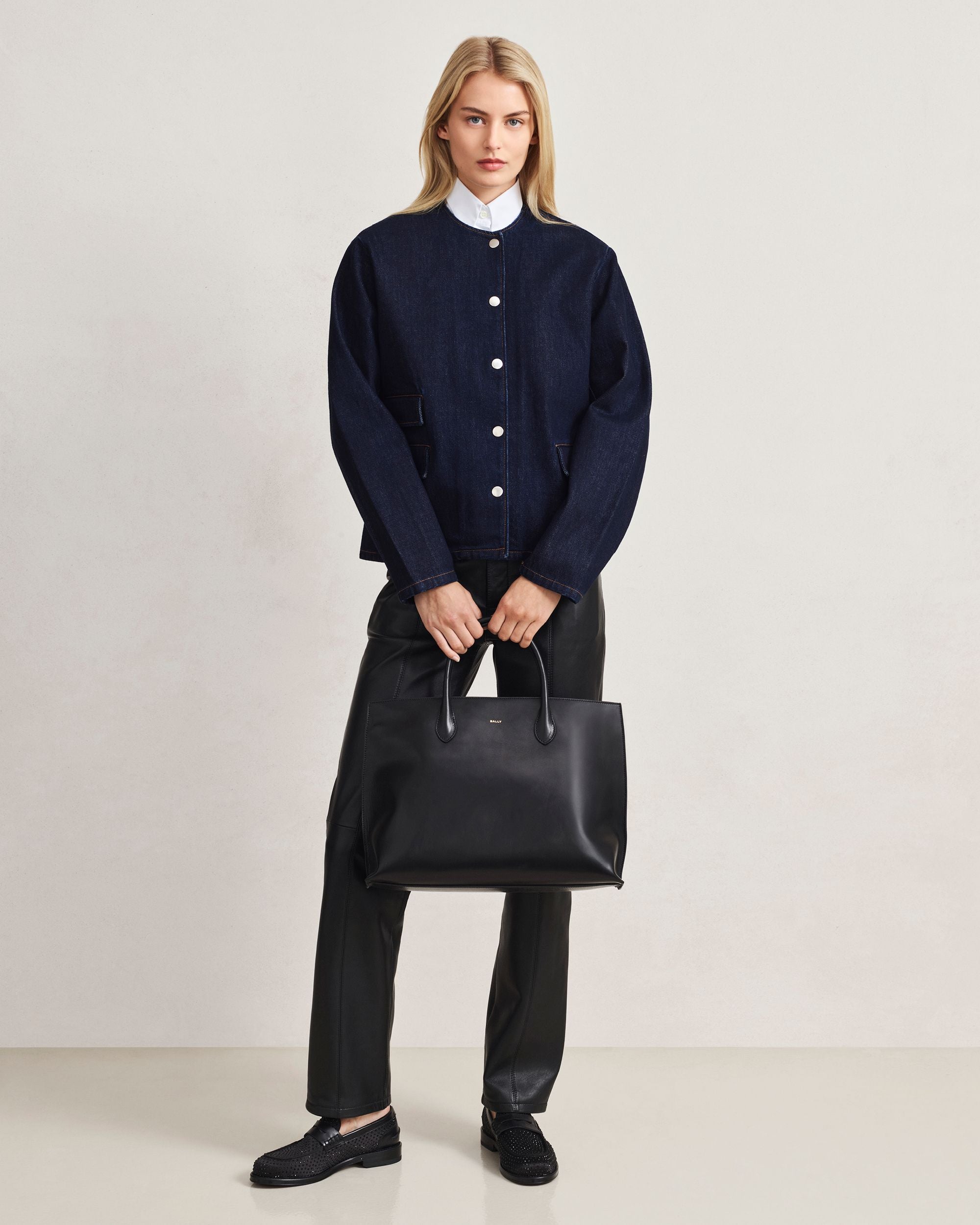 Bally Global - Althea トートバッグ ブラックレザー - ブラック