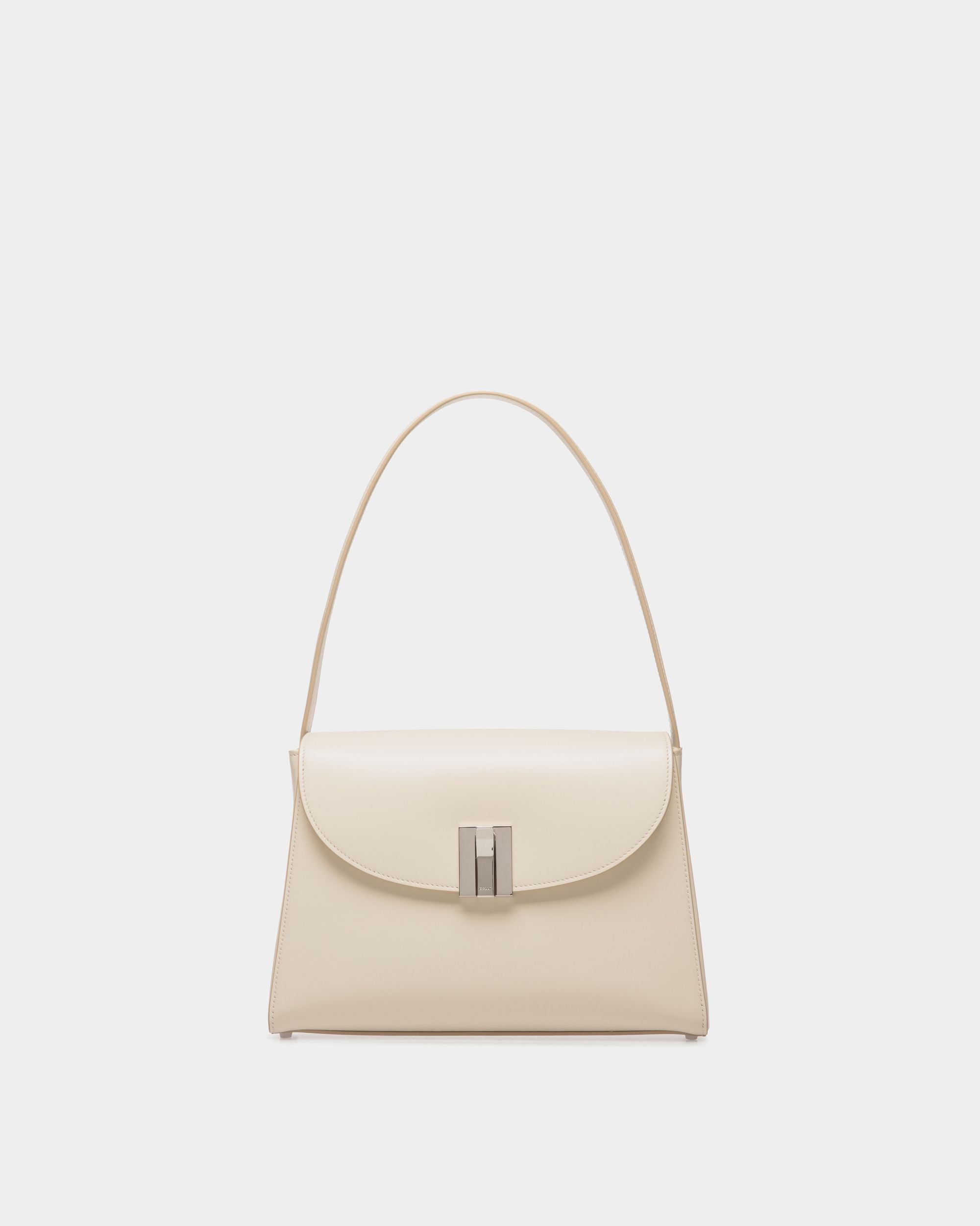 Bally Global - Ollam Shoulder Bag in White Leather - White
